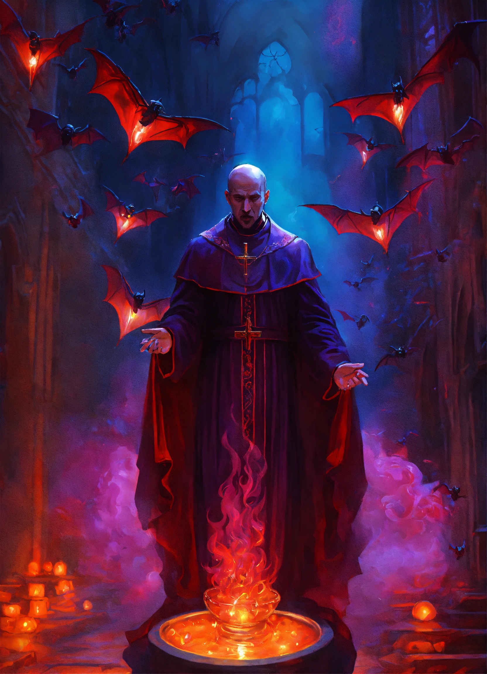 Lexica - ALL glassblowing superrealism style urban vampire STYLE Bishop ...