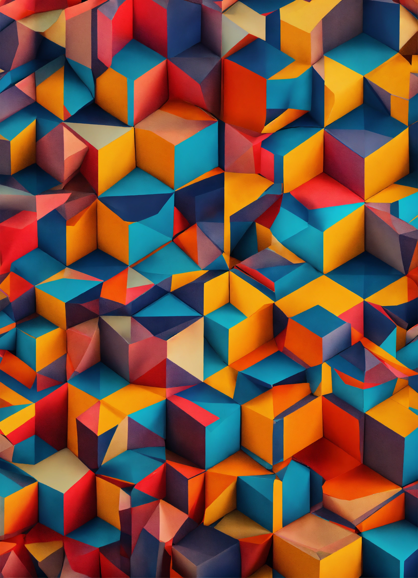 Lexica - 3D ABSTRACT GEOMETRIC PATTERN