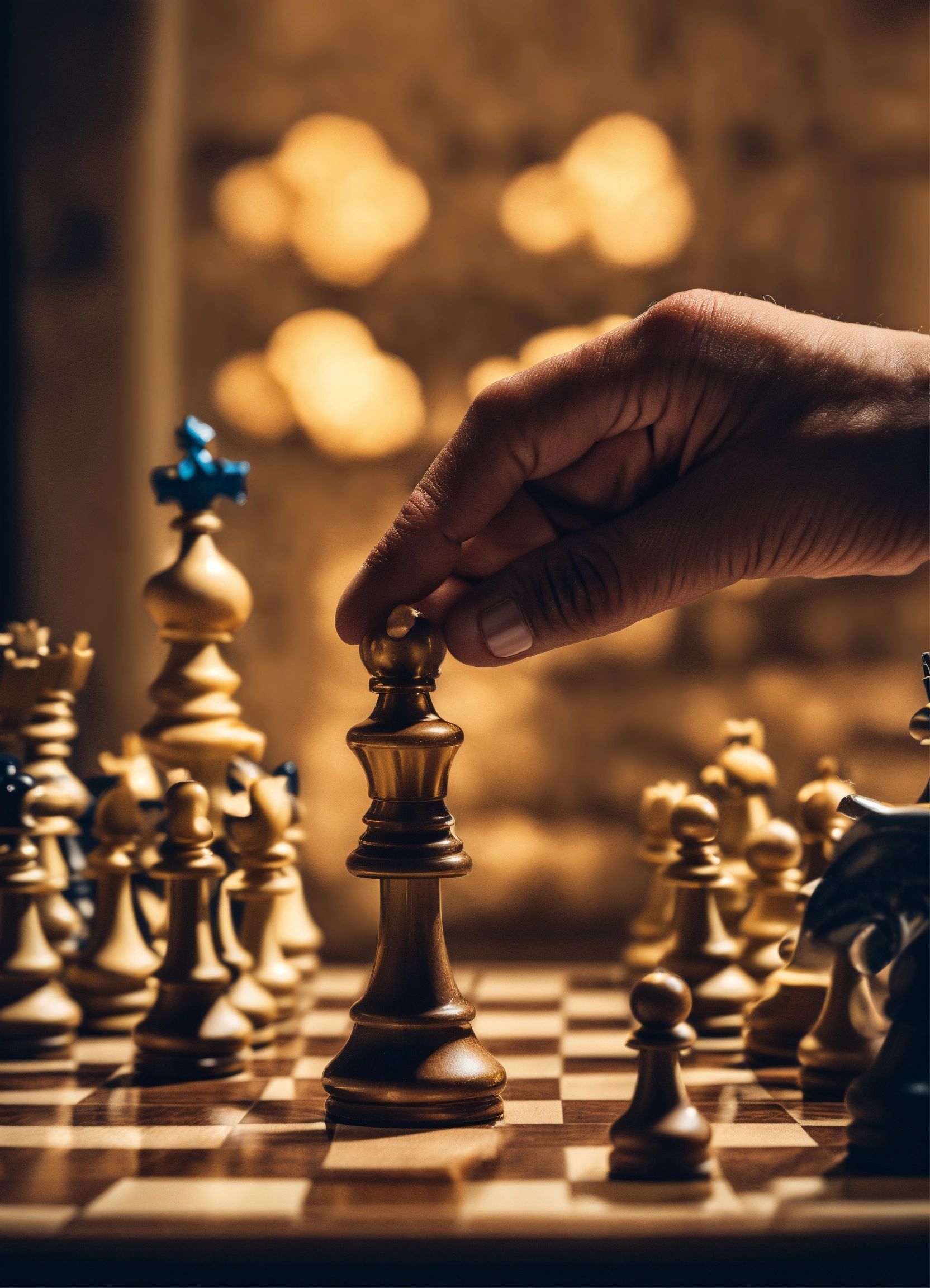 Lexica - Chess board with a hand about to hit the king down to win the ...