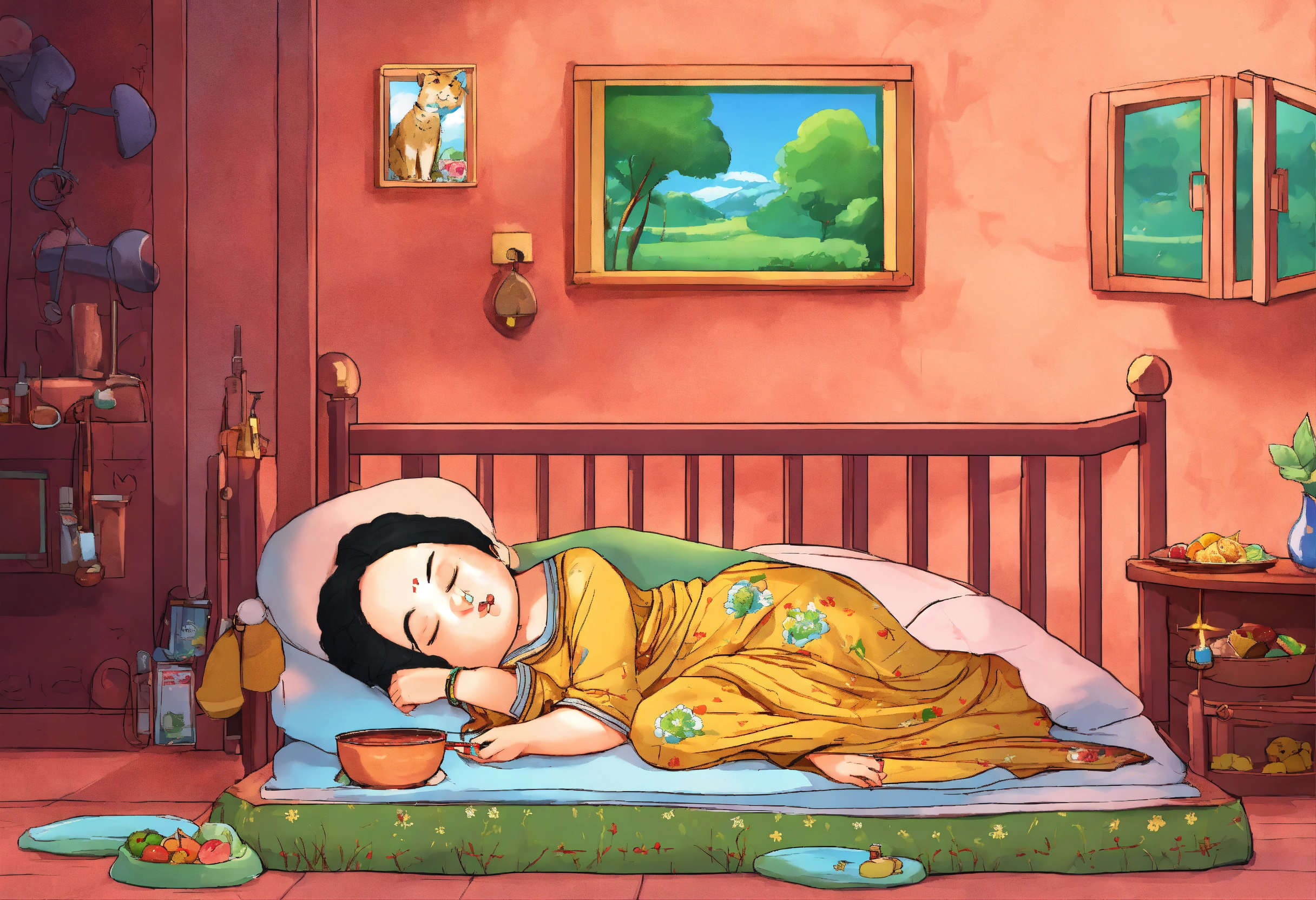 Lexica - Haniya Api has eaten early today and is sleeping unconsciously ...