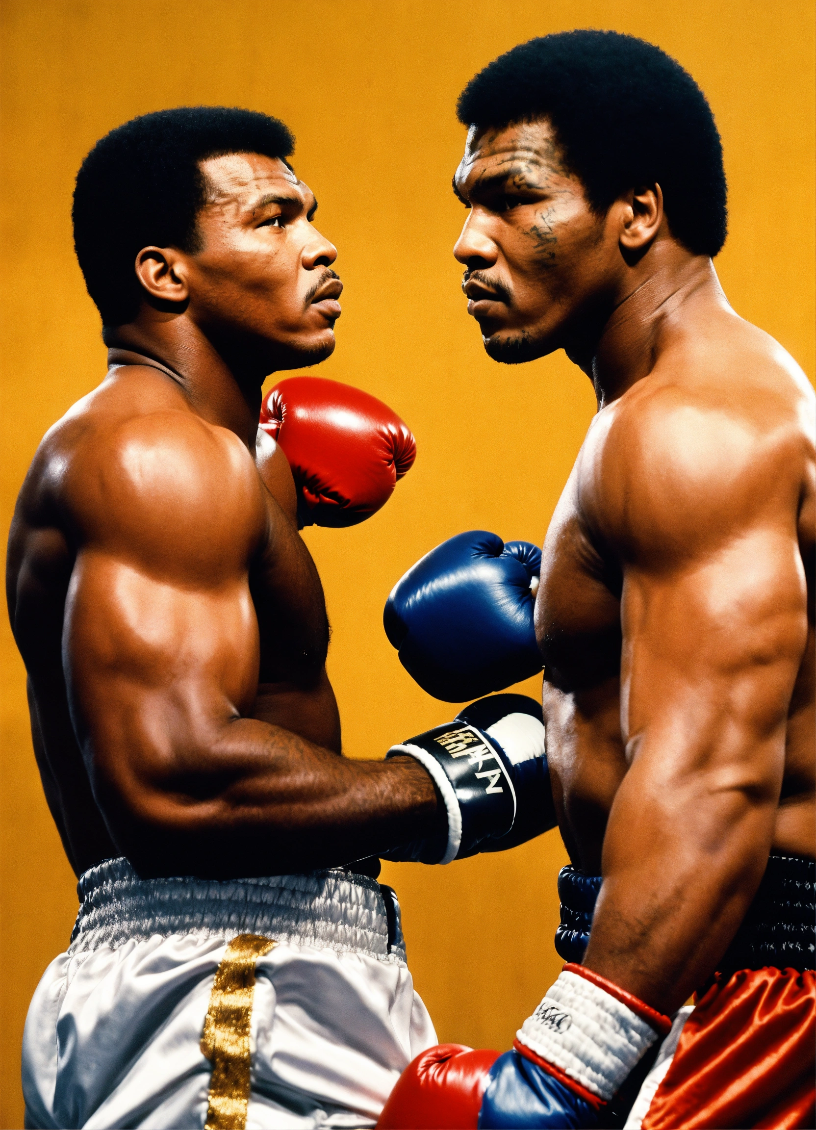 Lexica - Ultra define Muhammad Ali and Mike Tyson boxing.