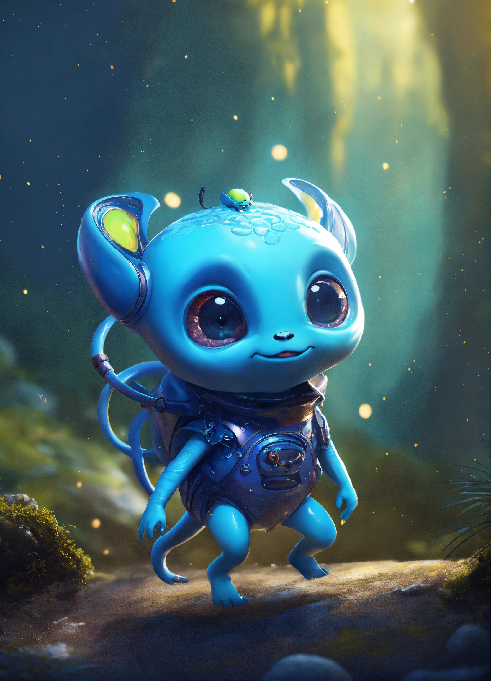 Lexica - Cute and adorable cartoon alien, fantasy, dreamlike ...