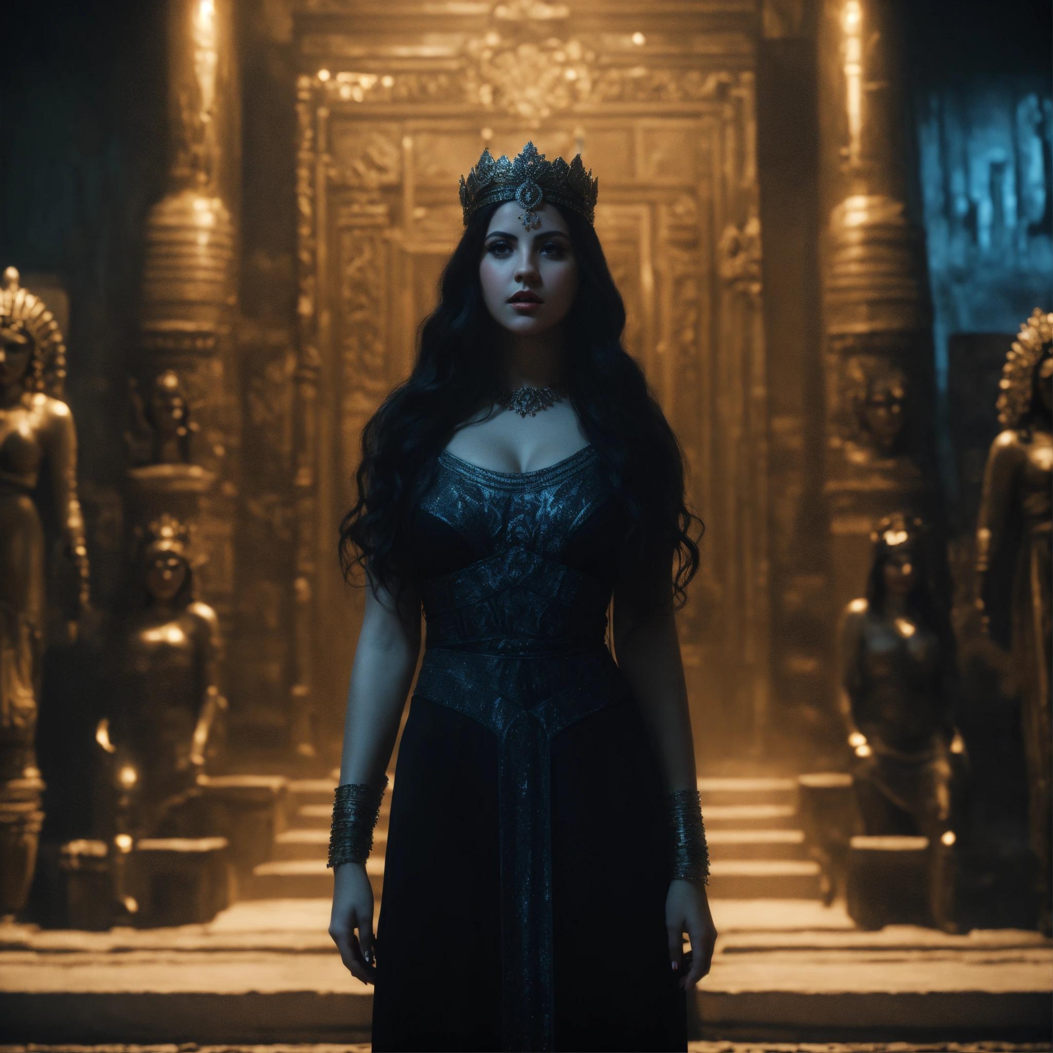 Lexica - Sumerian goddess inanna goes to the underworld, background is ...
