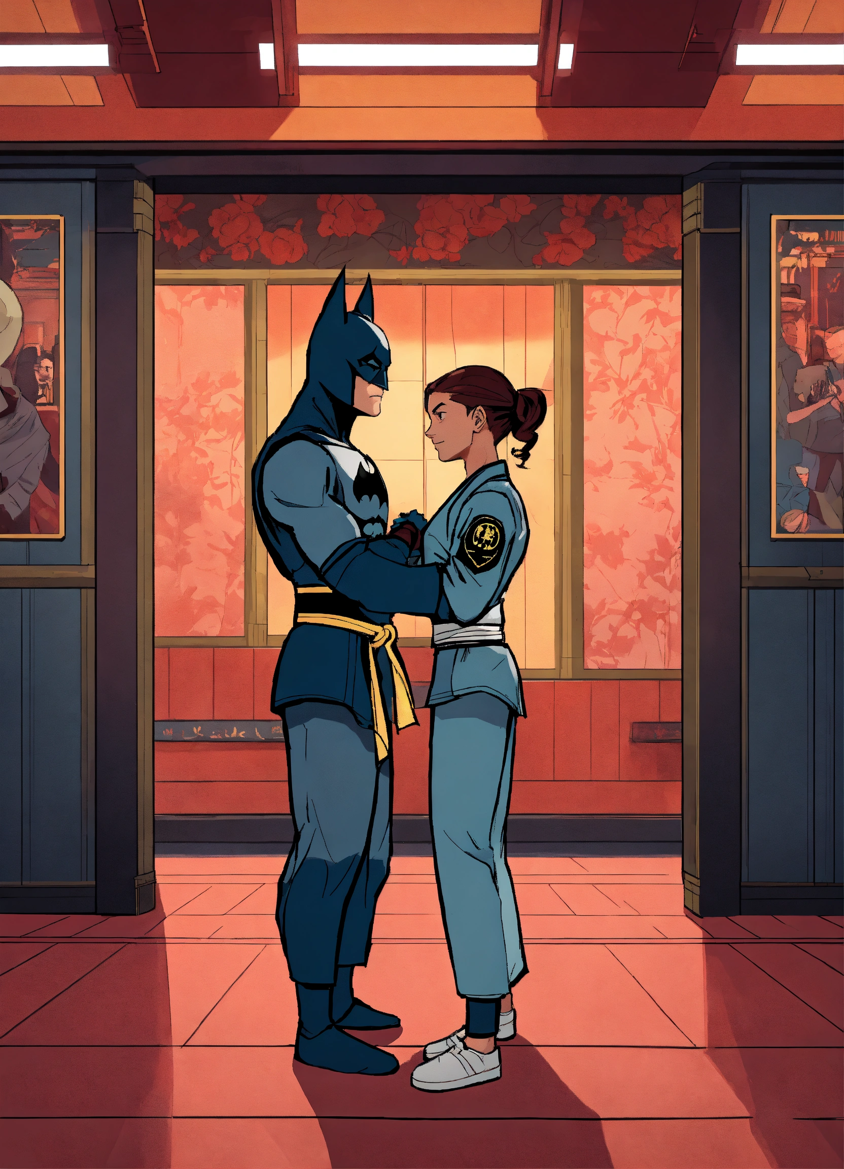 Lexica - Illustration in the style of 'Batman The Animated Series ...