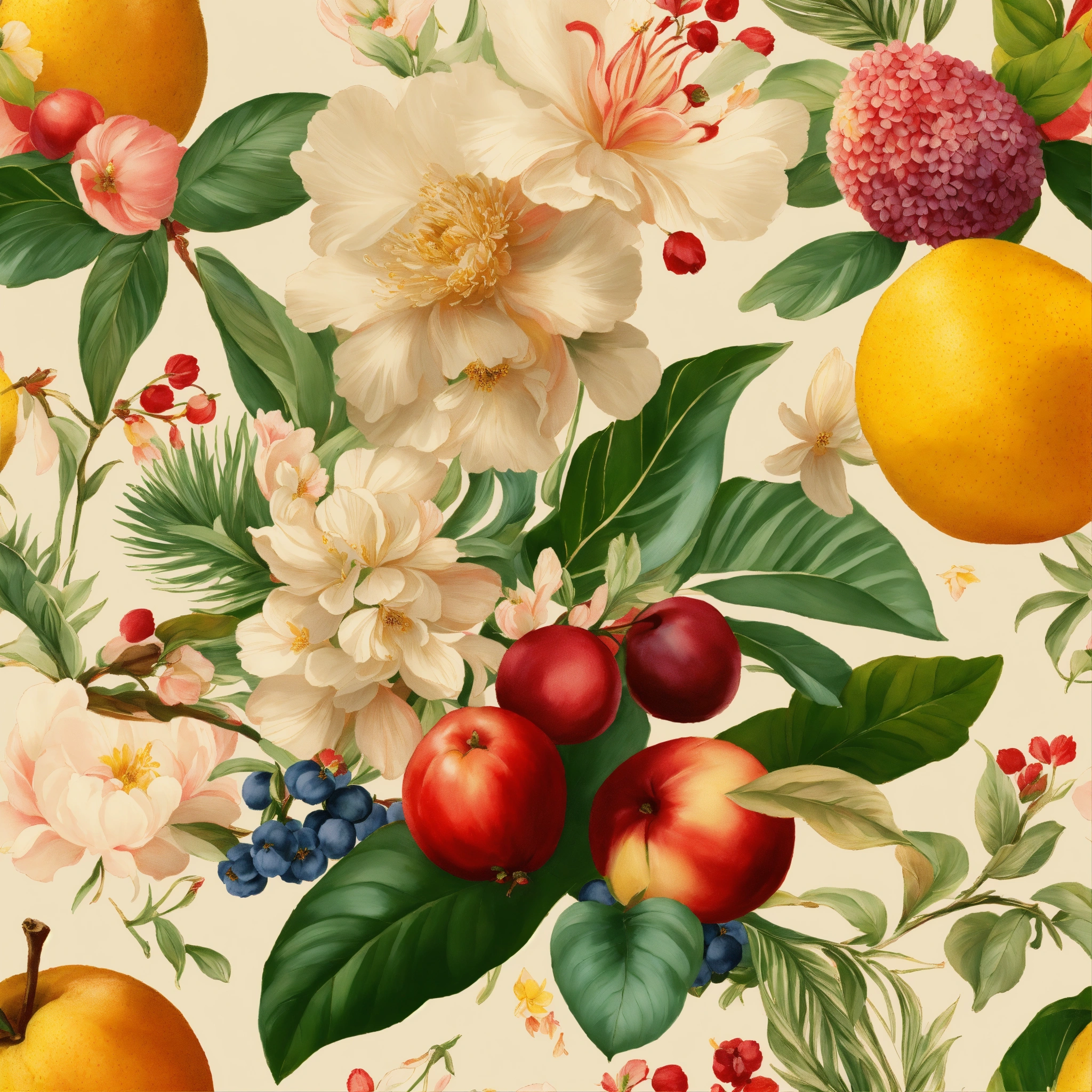 Lexica - Create a stylistic Rococo inspired pattern with a variety of ...