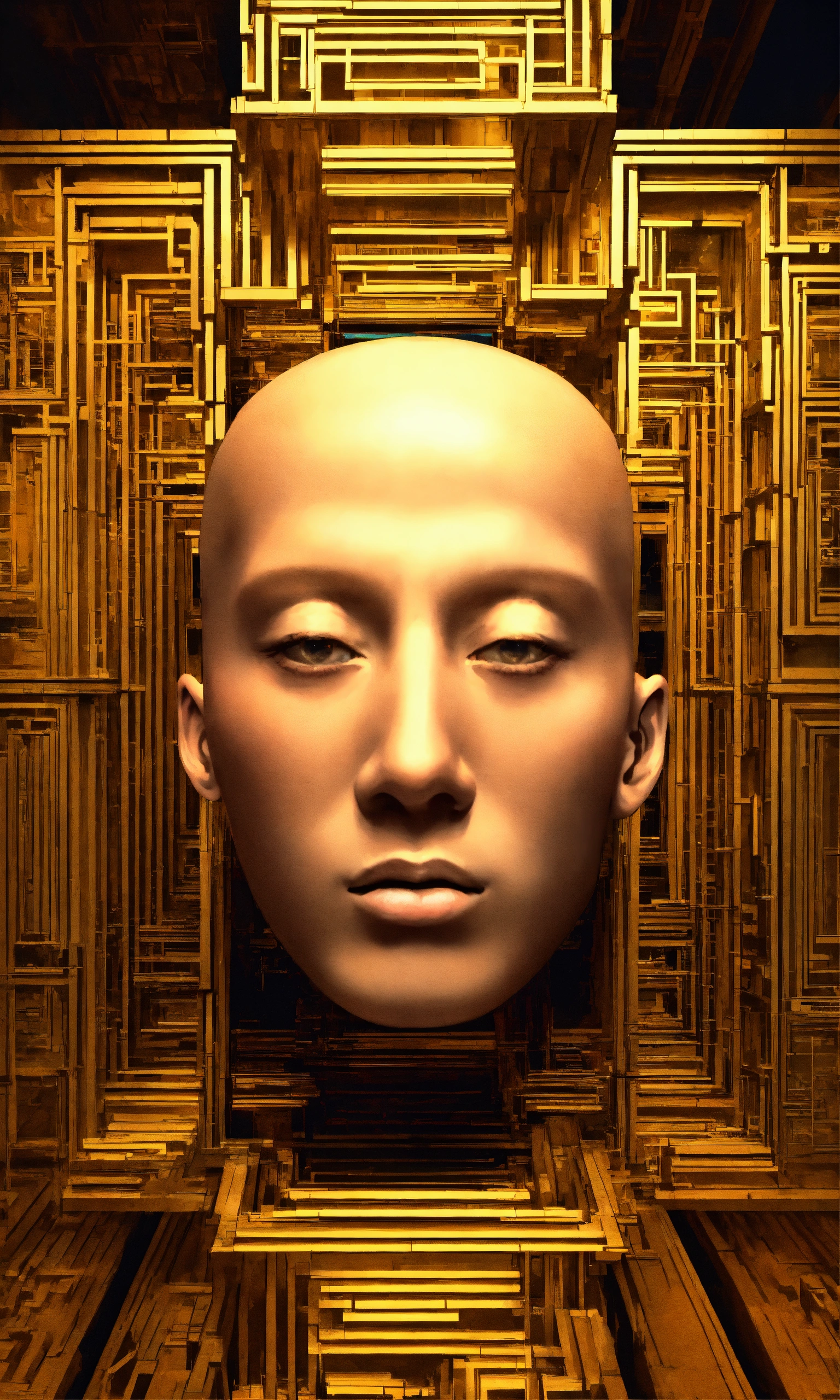 Lexica - Face Taoist christian monk tesseract hypercube fractal monk ...
