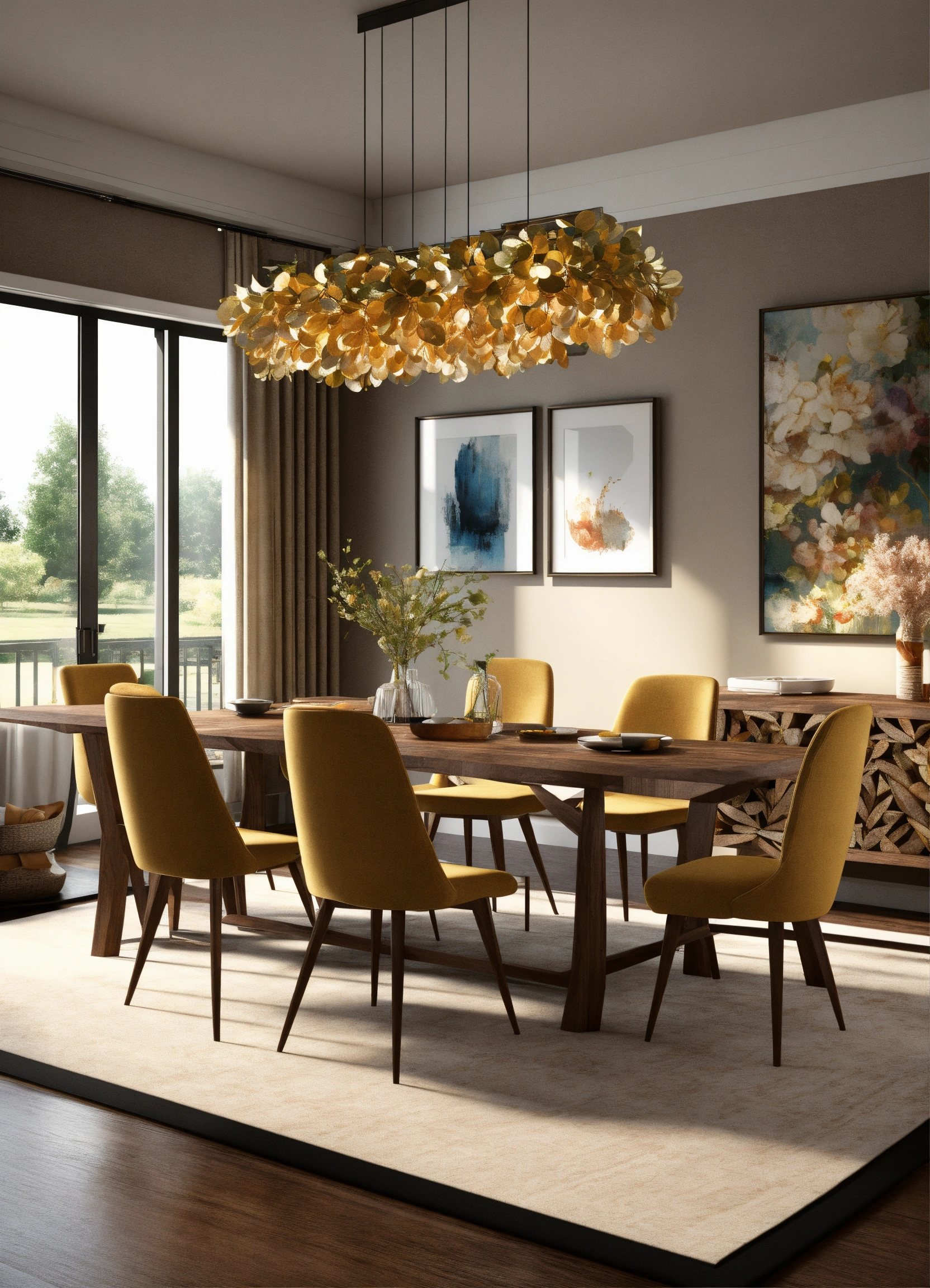 Lexica - Design tAble dining room 3d art