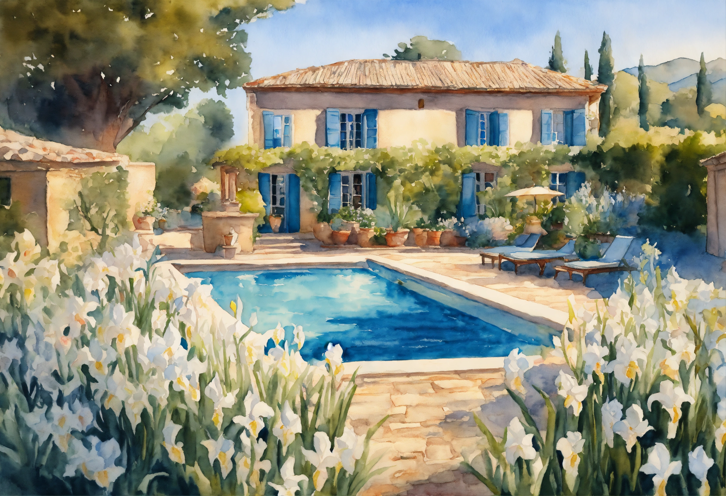 Lexica - Watercolour painting, pastel colours, warm light, intricate ...