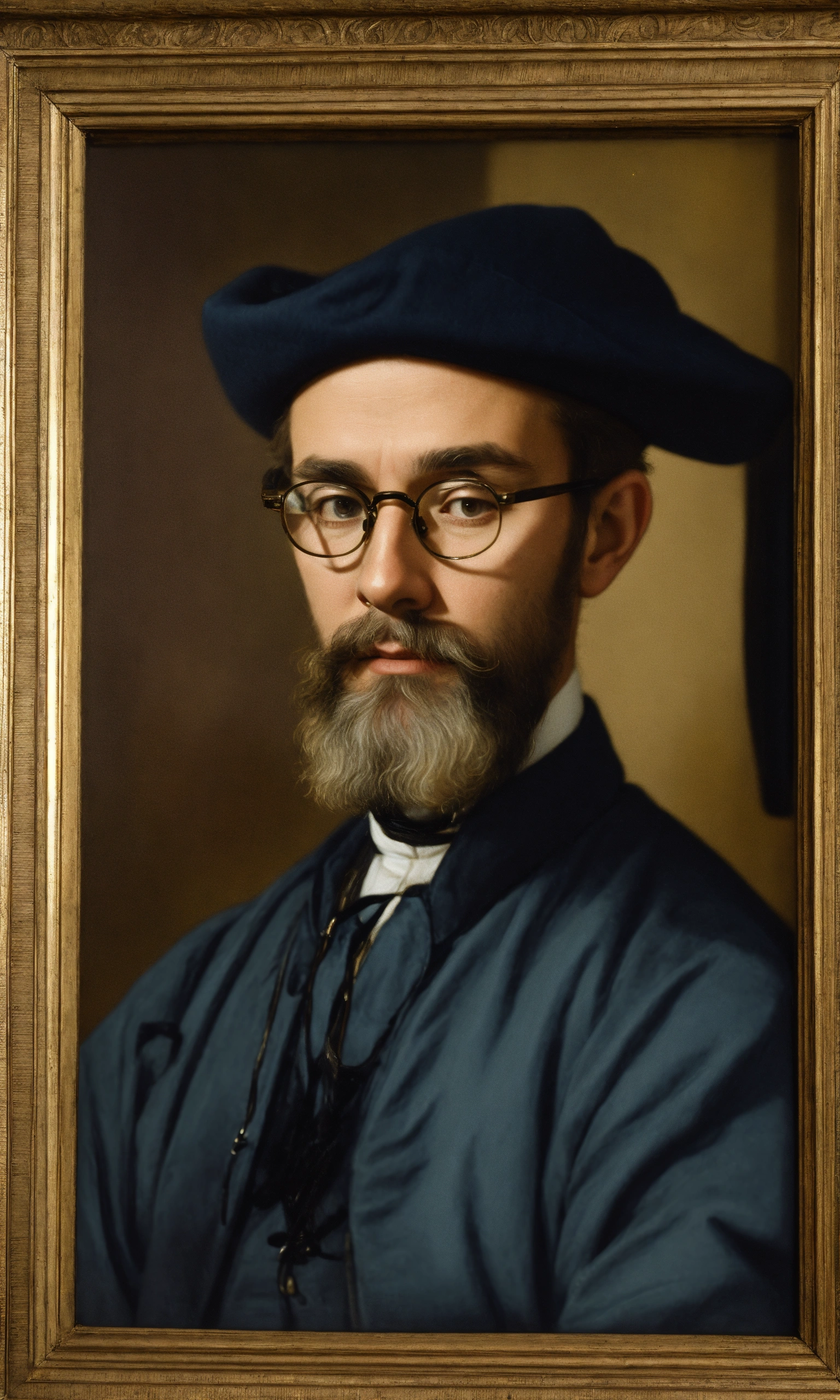 Lexica - Portrait of a historian with eyeglass