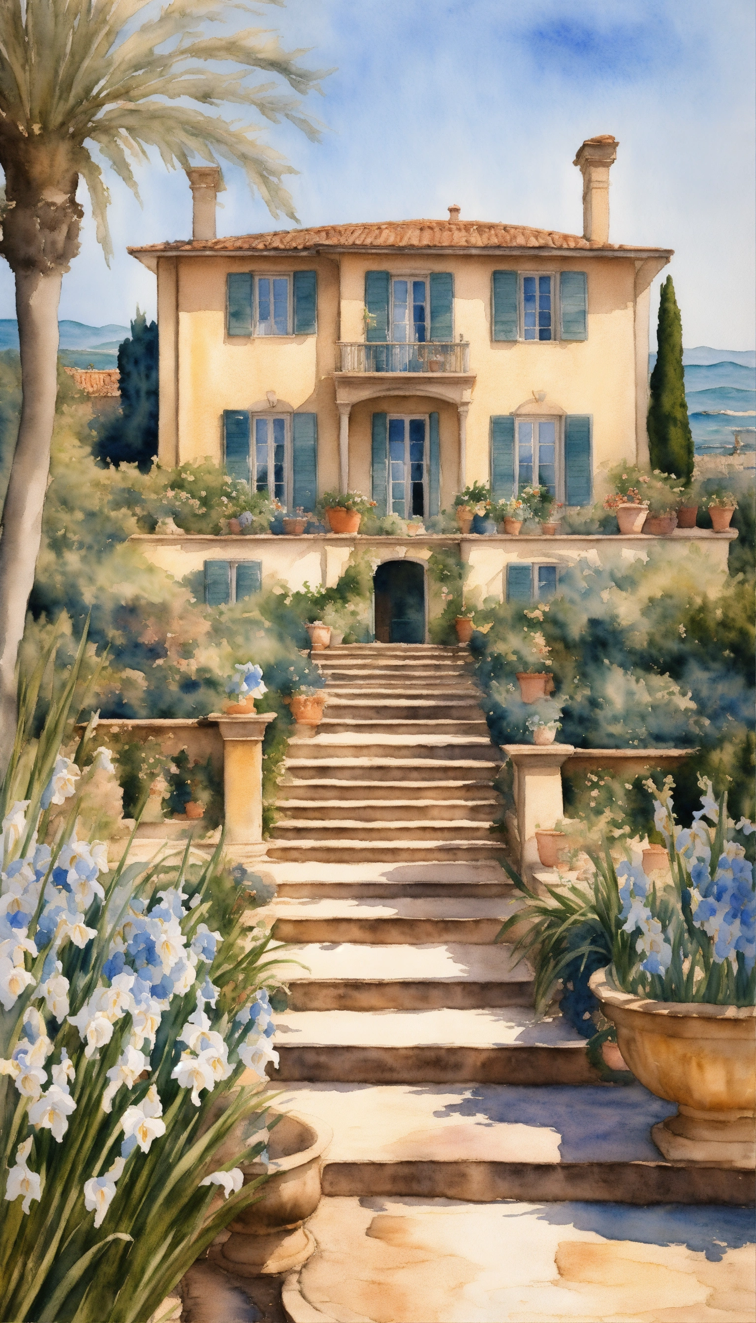 Lexica - Watercolour painting, pastel colours, warm light, intricate ...