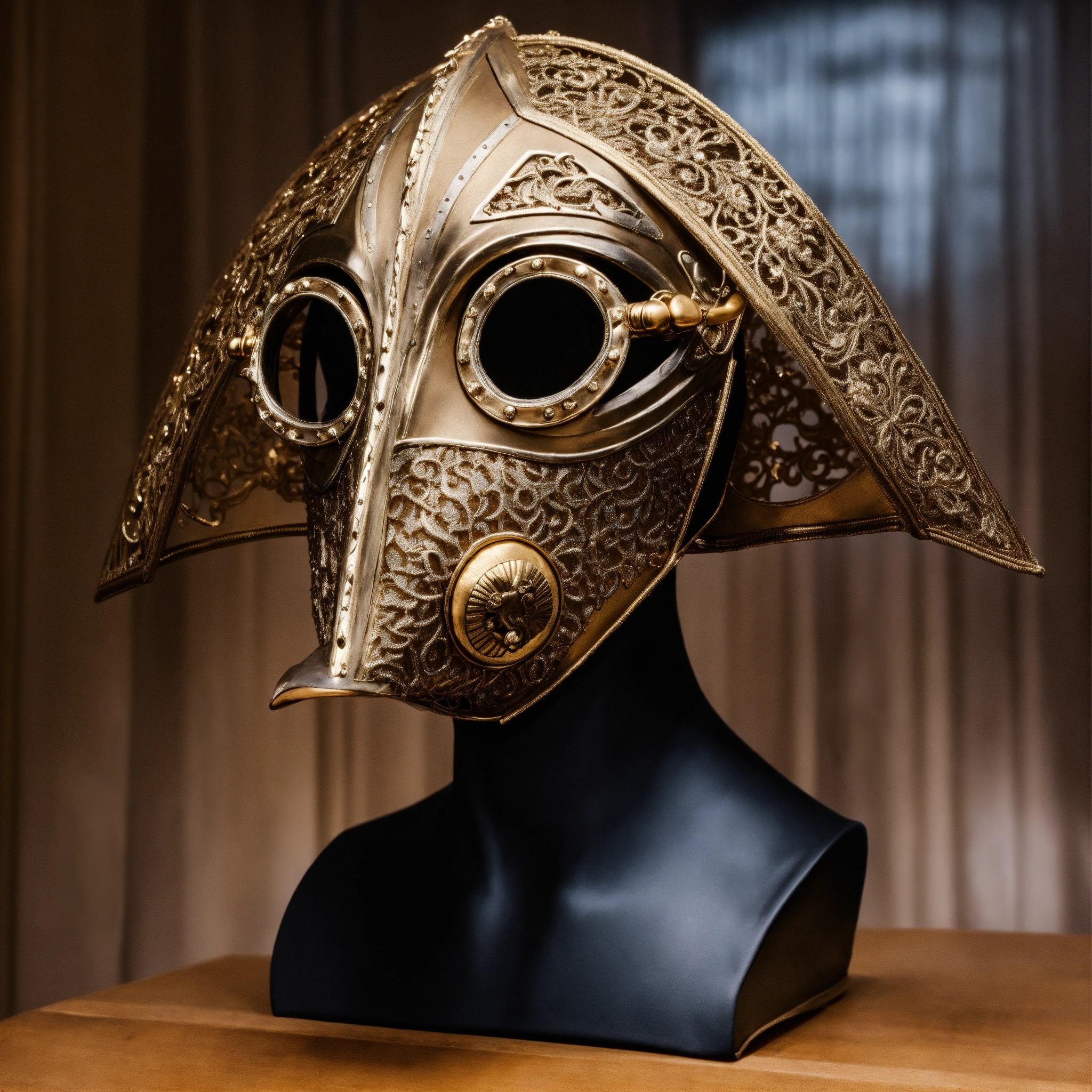 Lexica - A high fashion mask inspired in a Hyeponimus coronatus