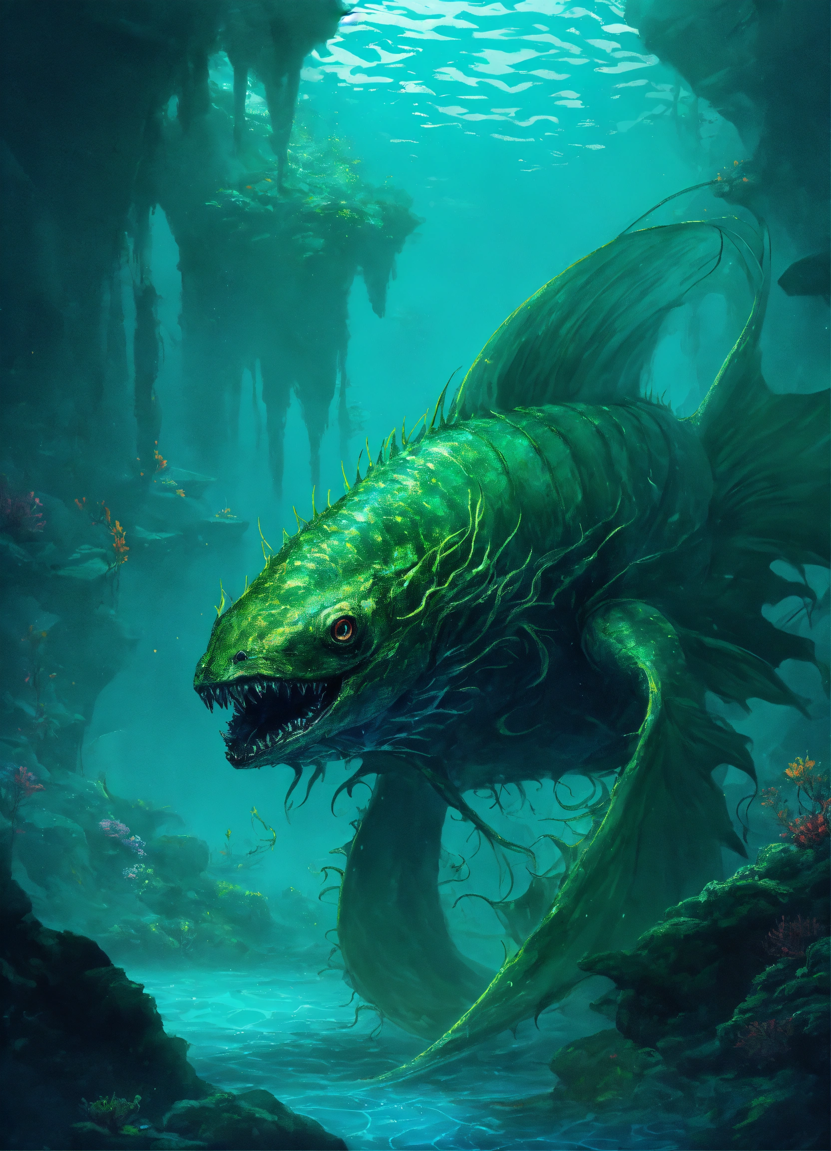 Lexica - In the depths of the abyss an image appears of The Abyssal ...