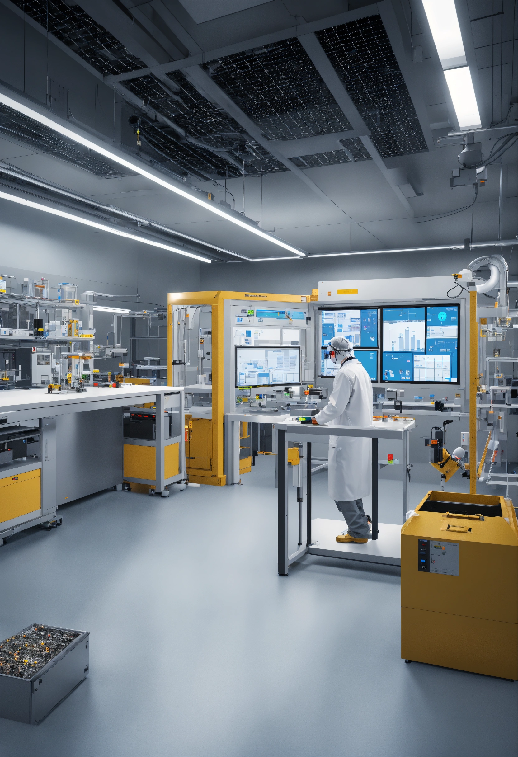 Lexica - Photorealistic visualization of an advanced laboratory setting ...