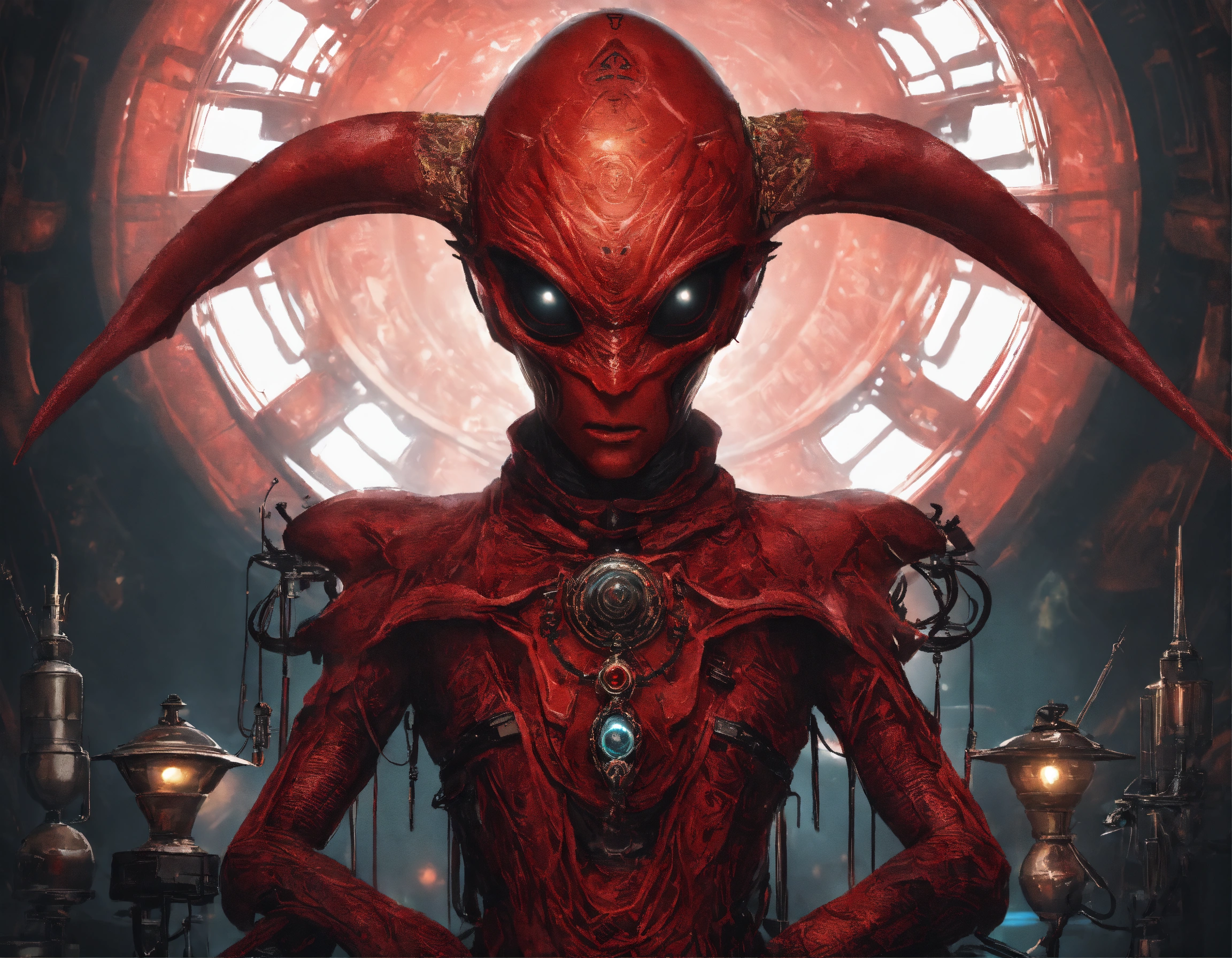Lexica - Photo of red alien priest5 antennae2 nonhuman insectoid ...