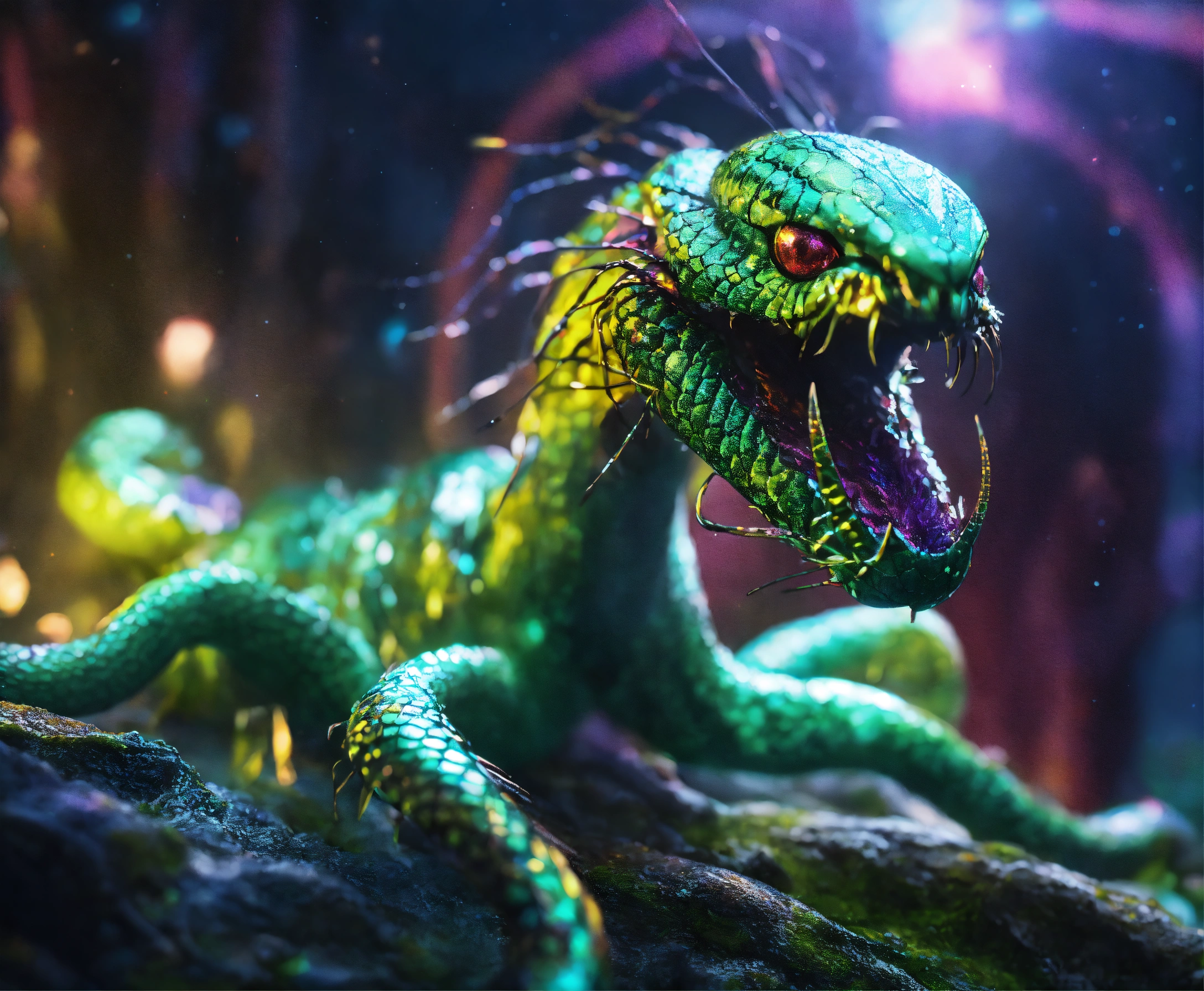 Lexica - Spectral Spiderserpent With its shimmering, ethereal scales ...