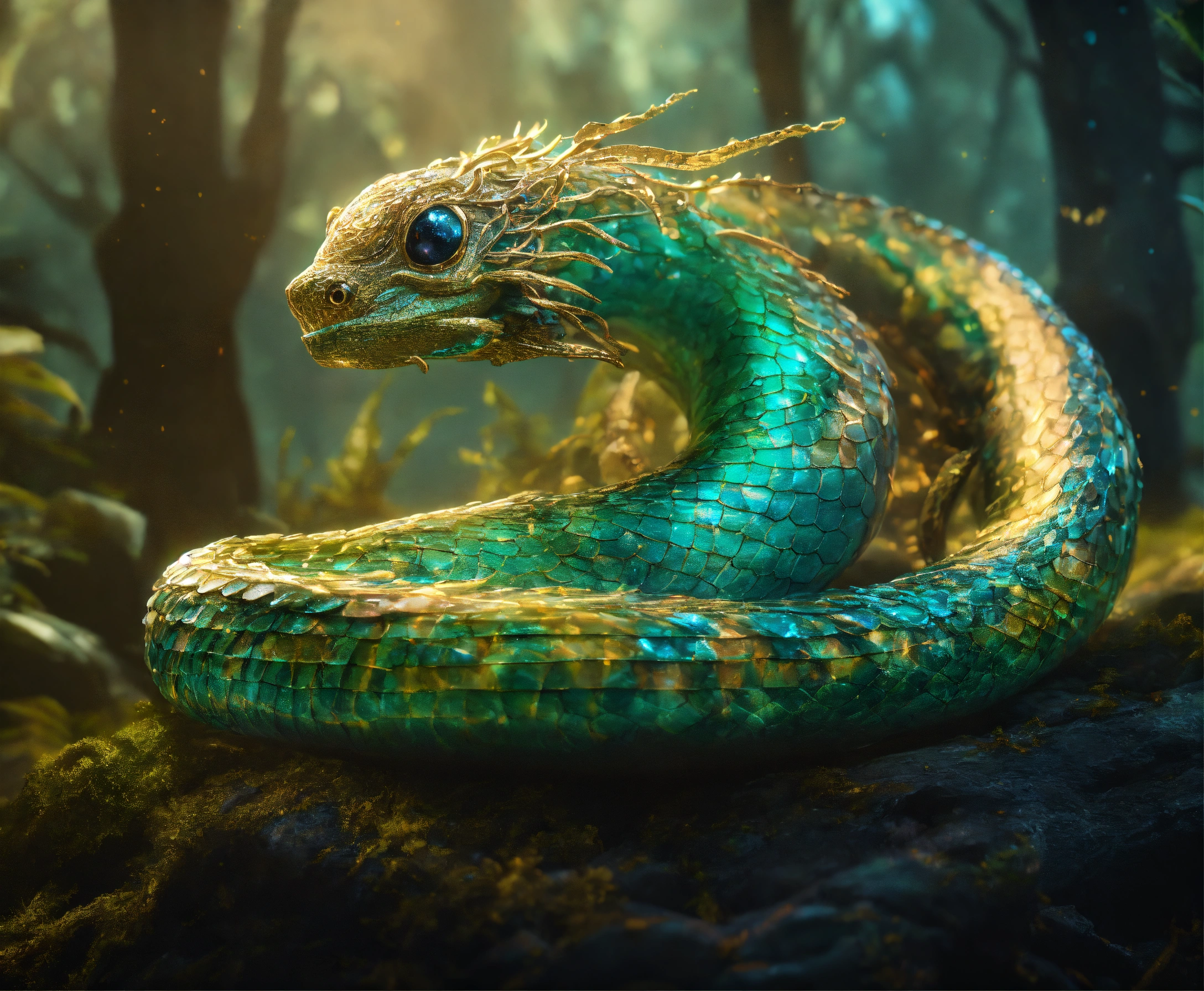 Lexica - Spectral Spiderserpent With its shimmering, ethereal scales ...