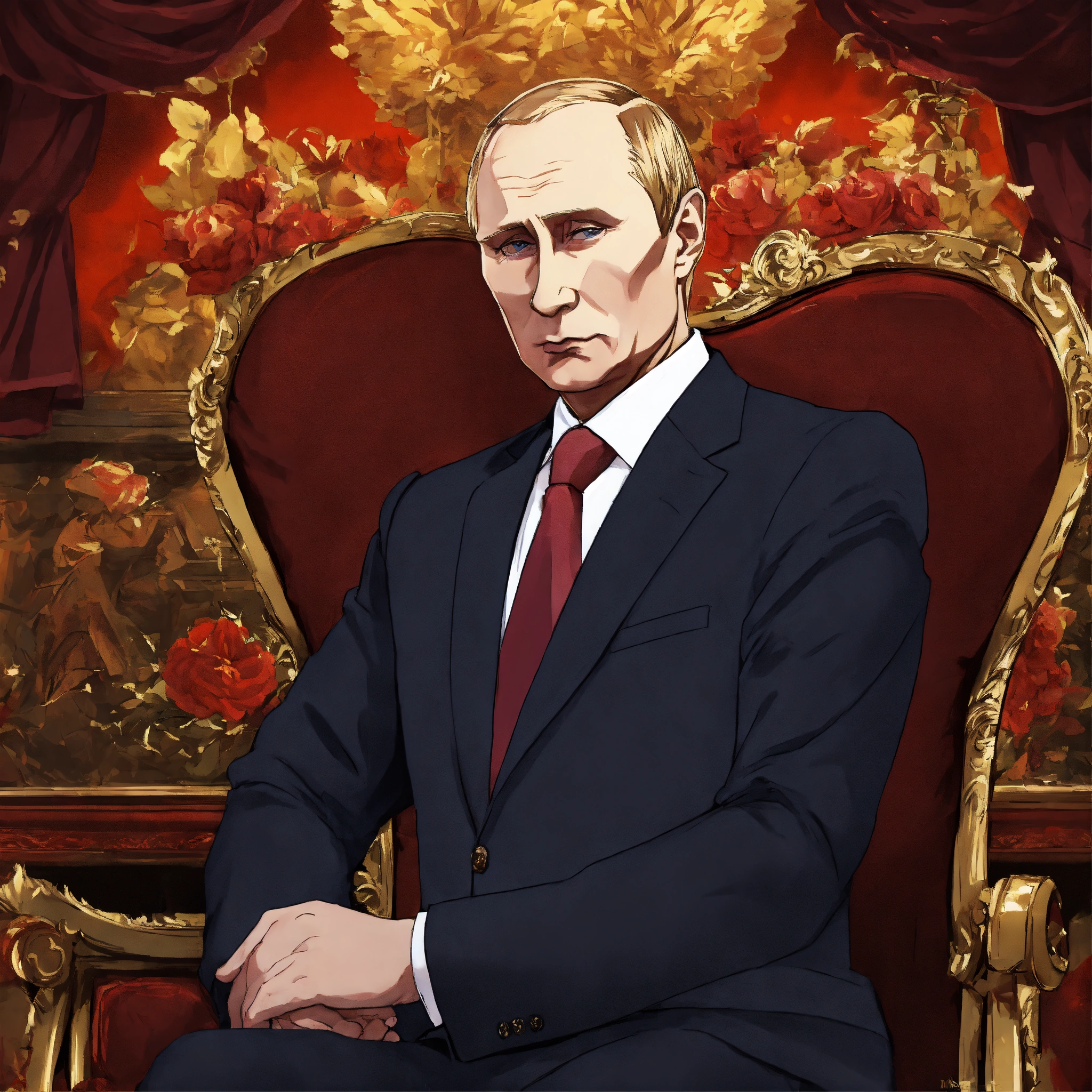Lexica - Vladimir putin in evil anime style