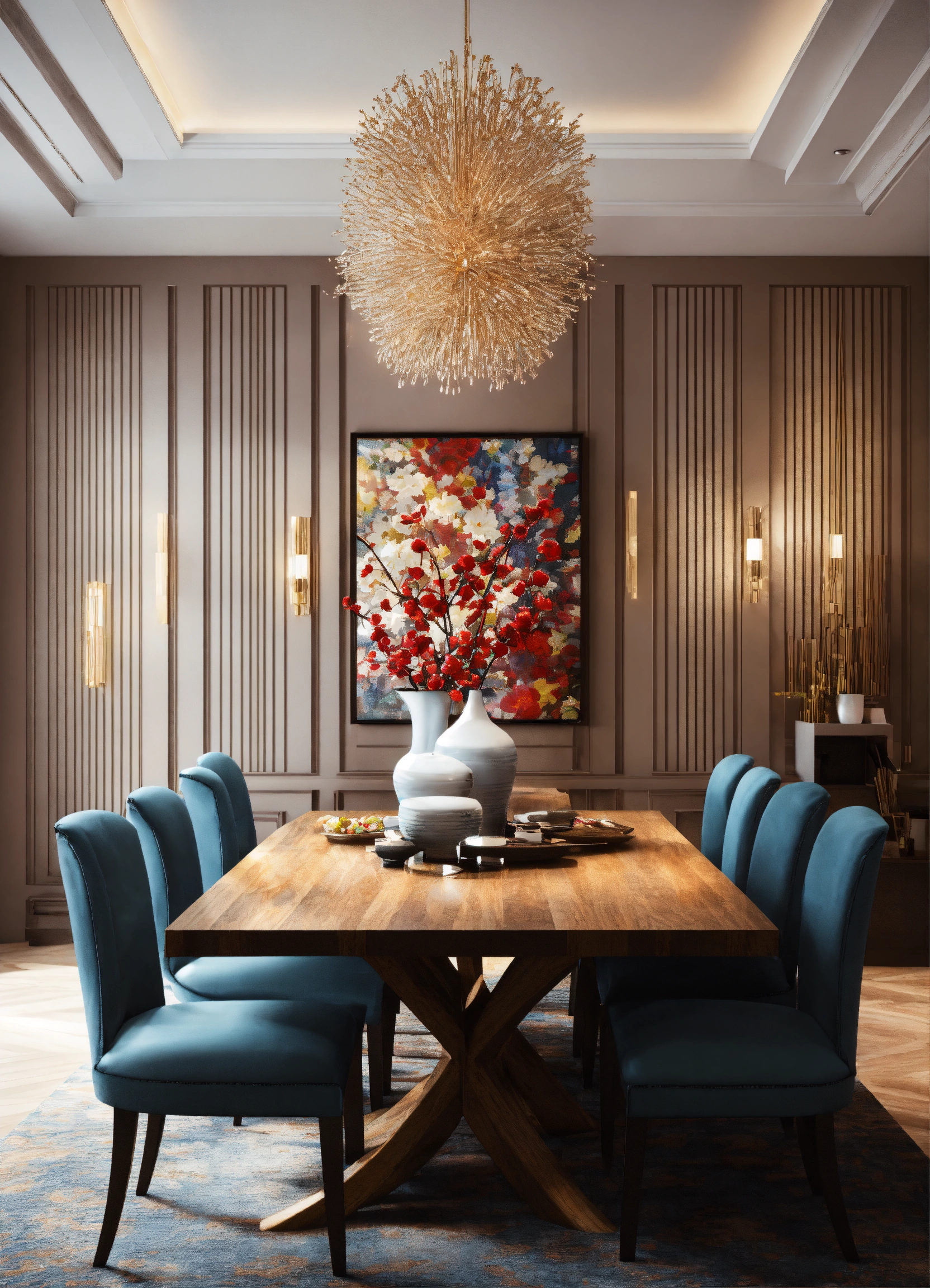 Lexica - Design tAble dining room 3d art