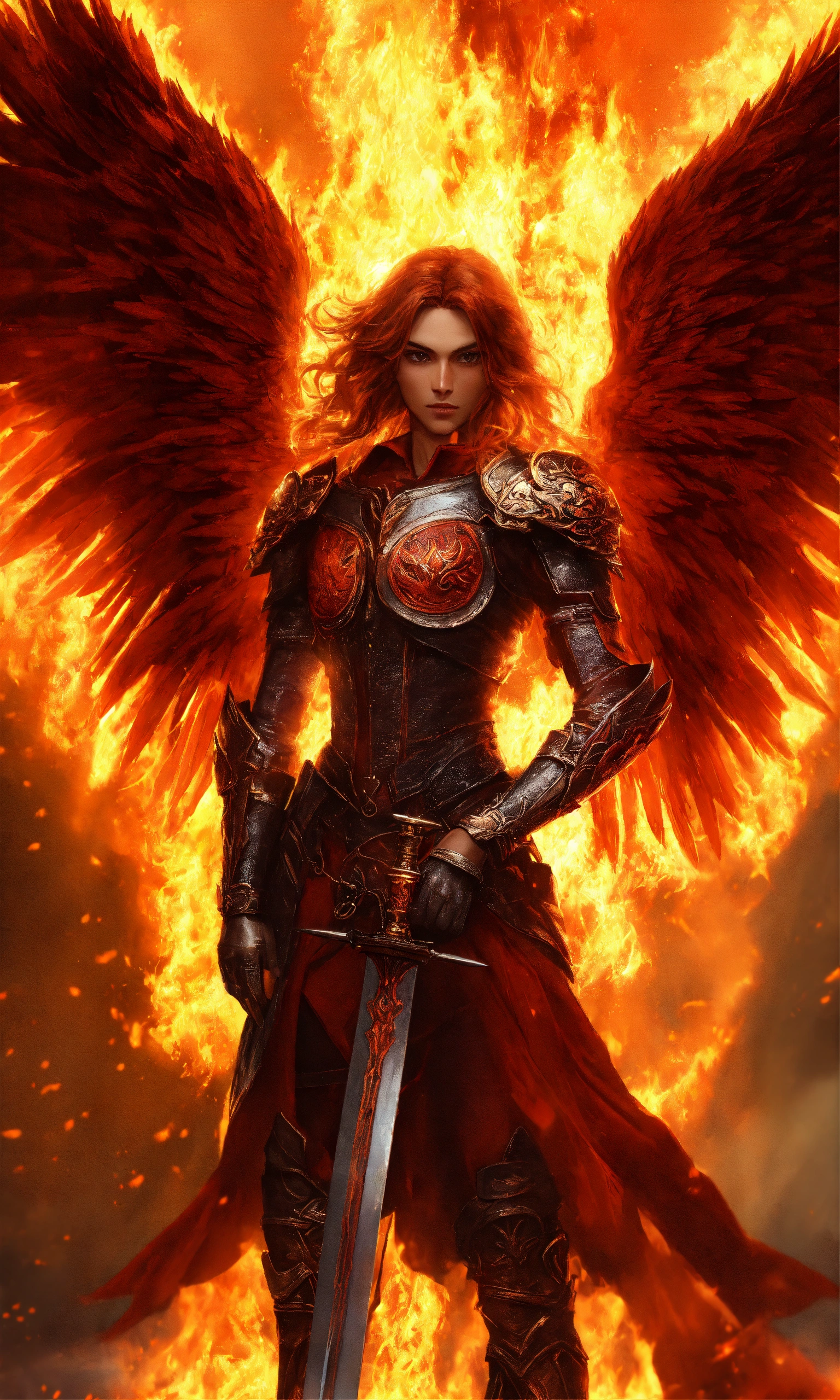 Lexica - Flame Angel with sword