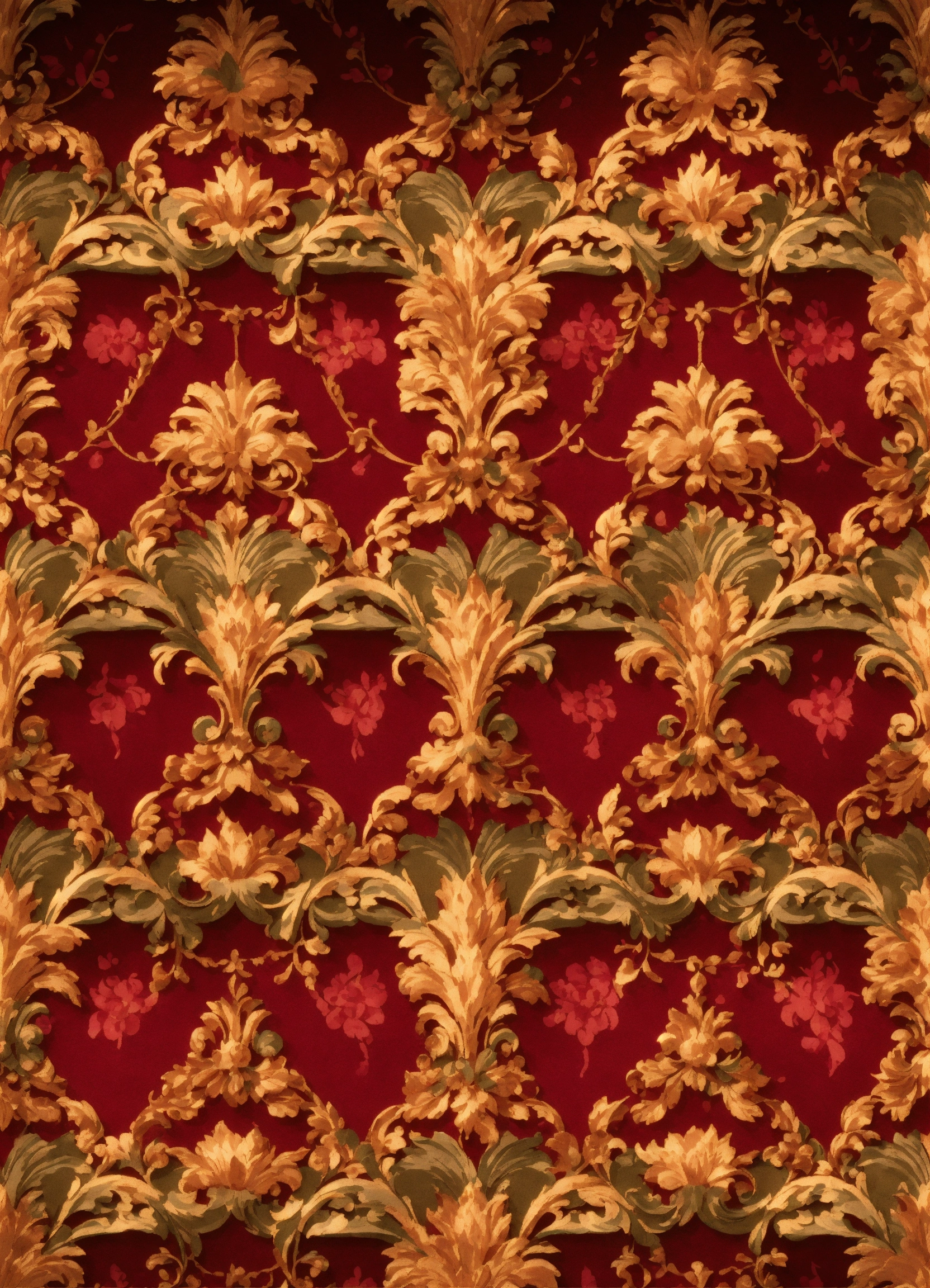 Lexica - Seamless pattern wallpaper with lavish opulence and affluence ...