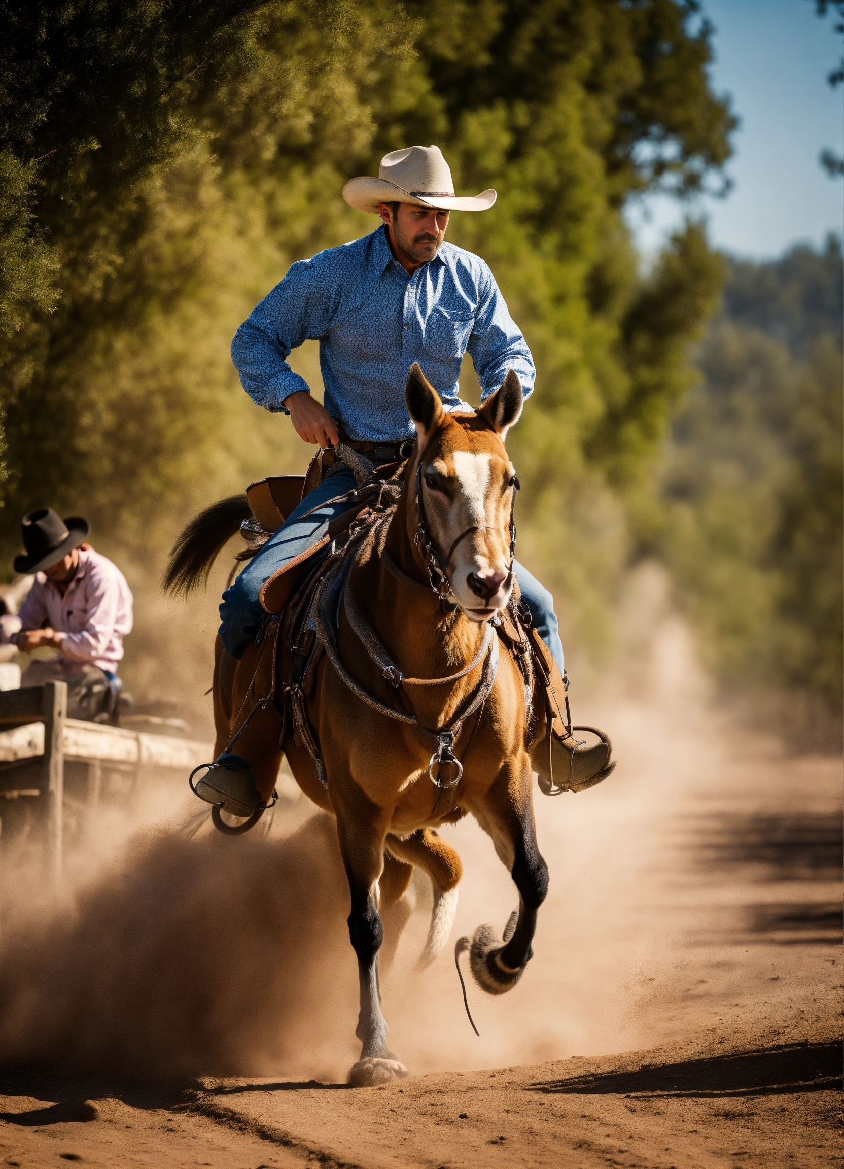 Lexica - Cowboy riding possum, best quality, real picture, intricate ...