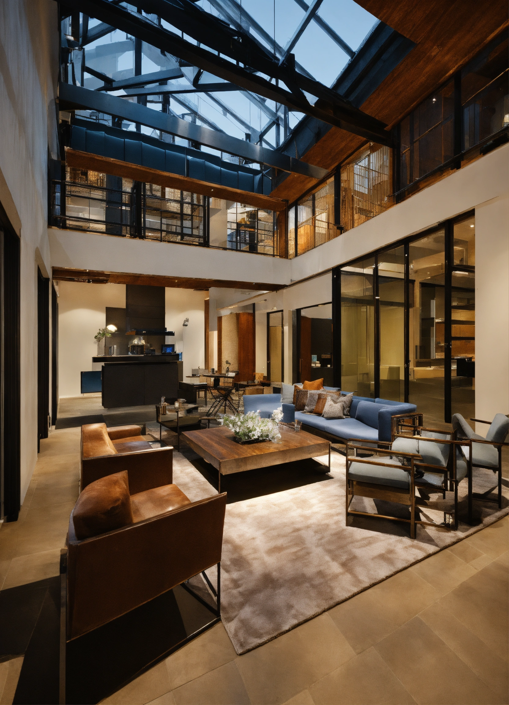 Lexica - Steel structure interior design showroom