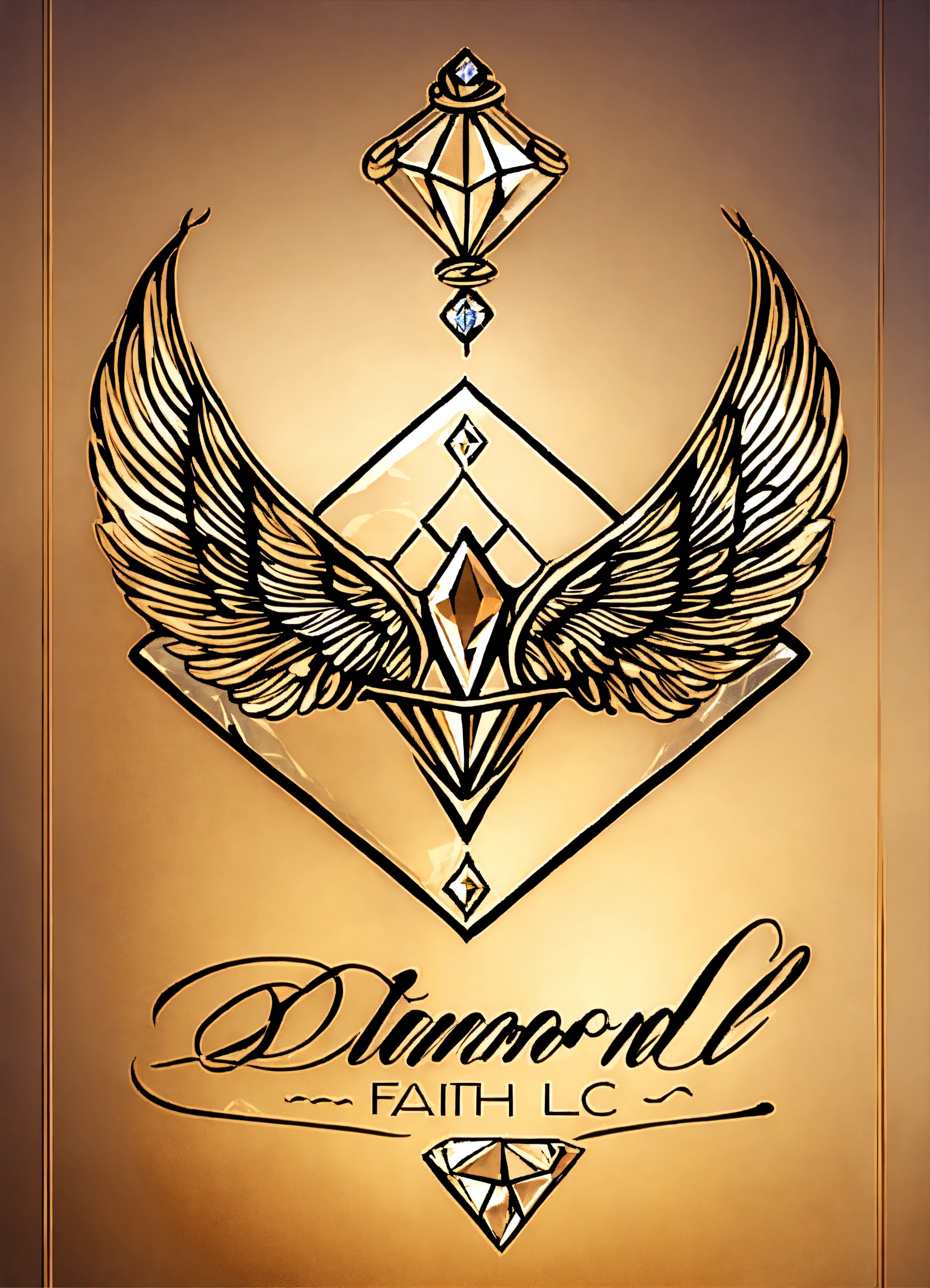 Lexica - - The logo incorporates a diamond shape with detailed wing ...