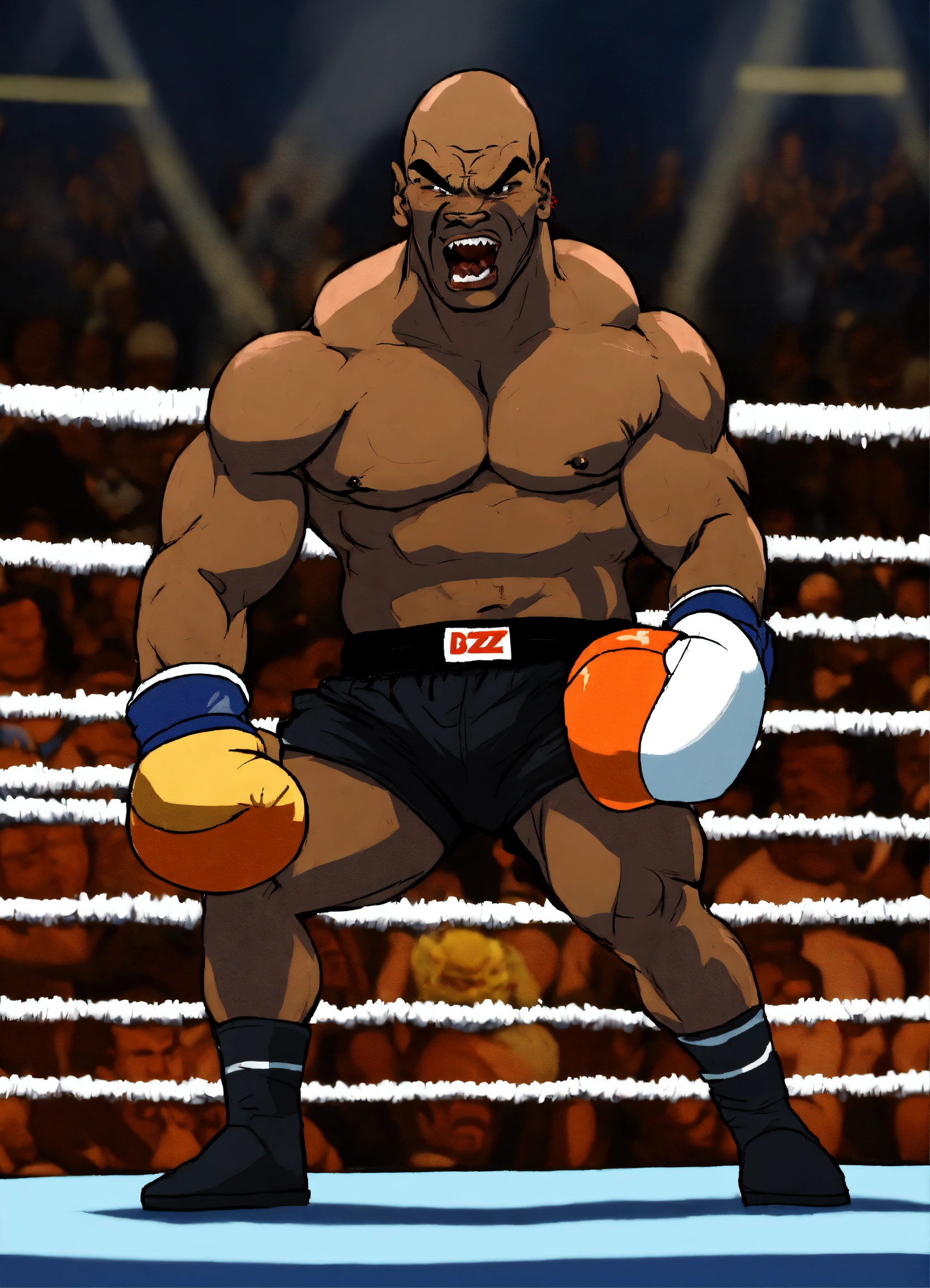 Lexica - Mike Tyson as an ogre about to destroy an opponent in the ...