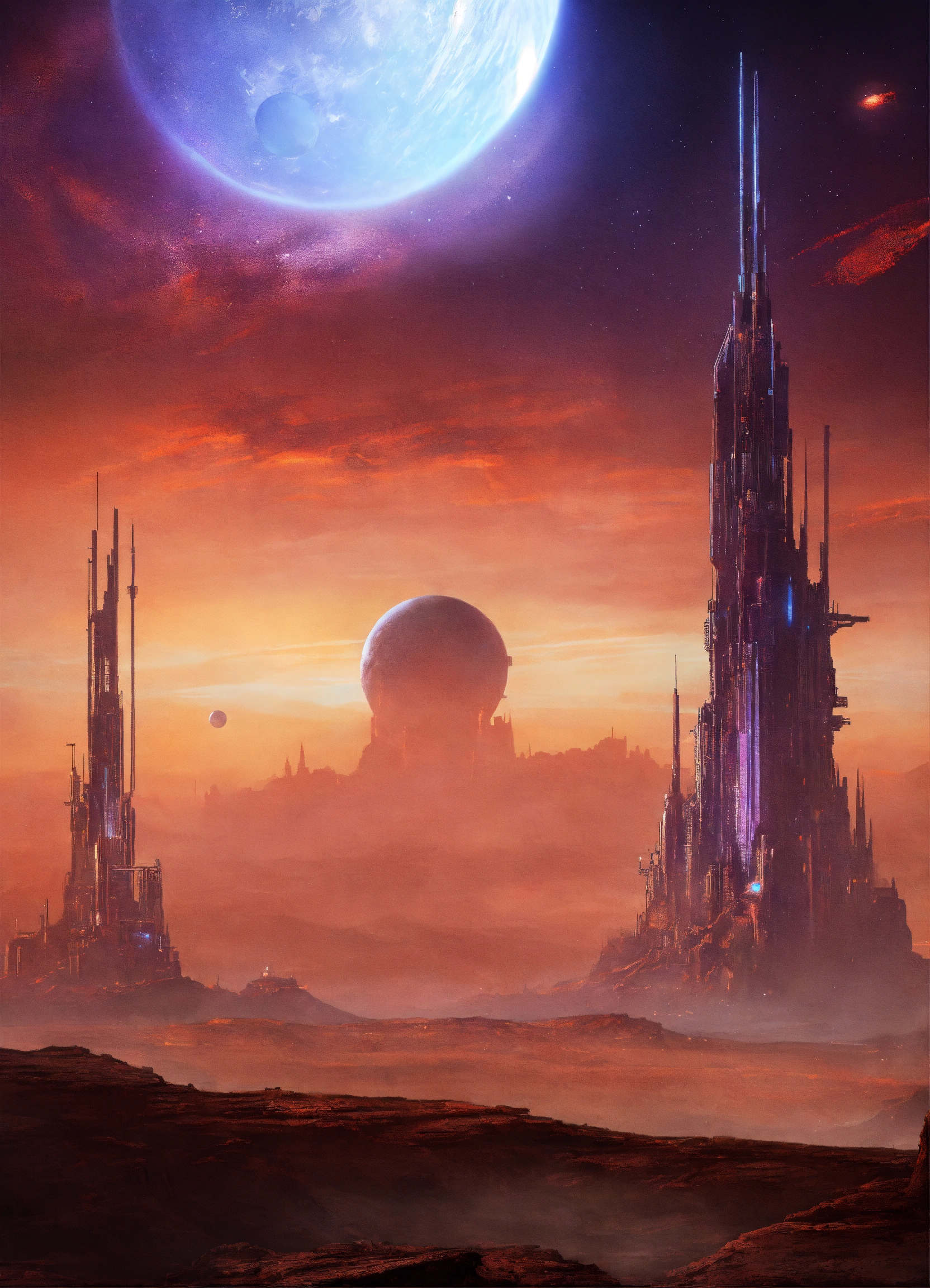 Lexica - Cybertron background barren planet, no robots just background