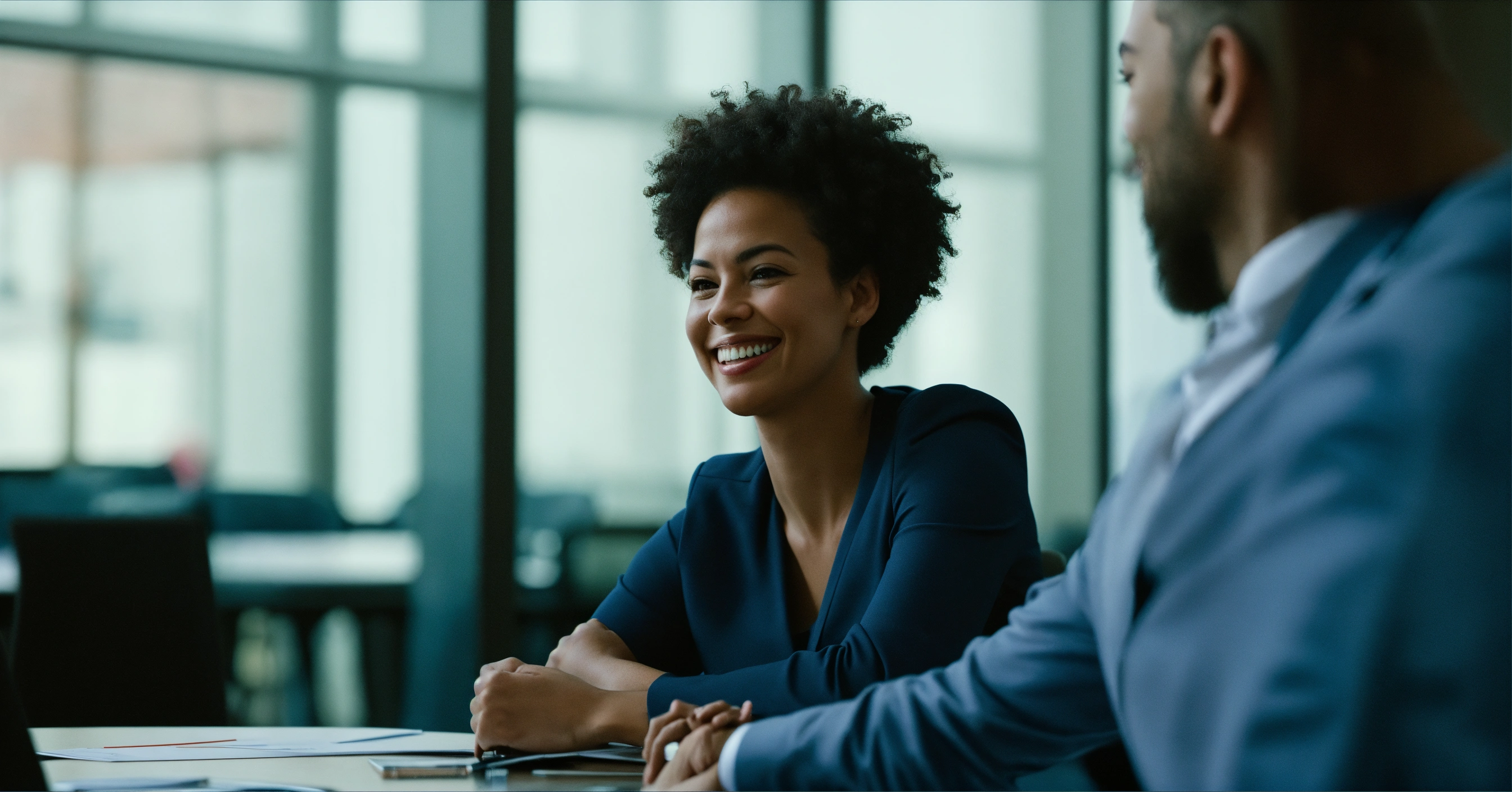 Lexica A high definition real life photograph of 2 people in their 30