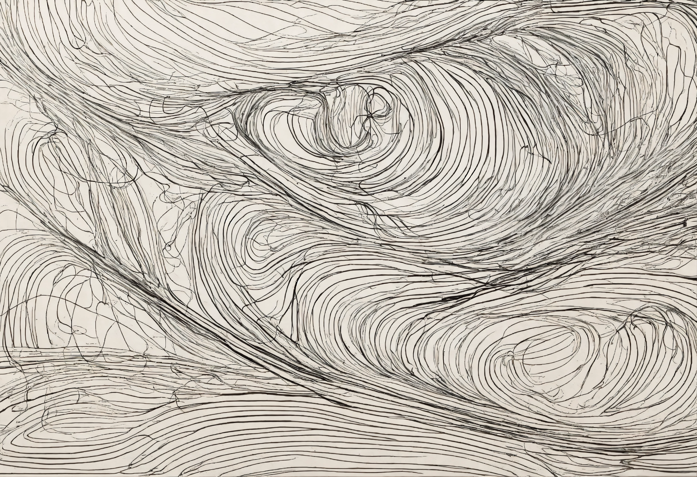 Lexica - A single, continuous line weaving its way across the canvas ...