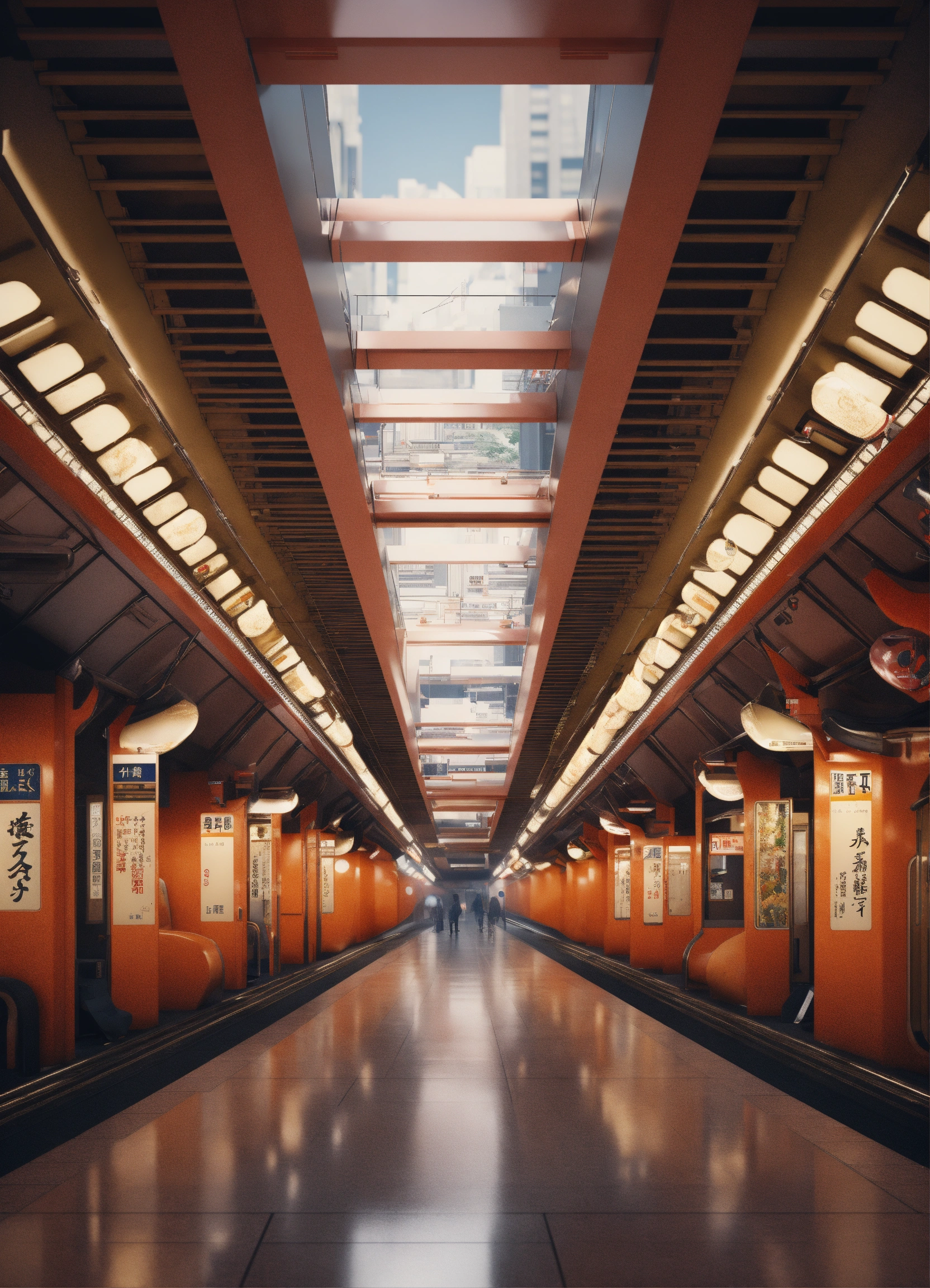 Lexica - Japanese metro, stunning render, unreal engine, 8k ...