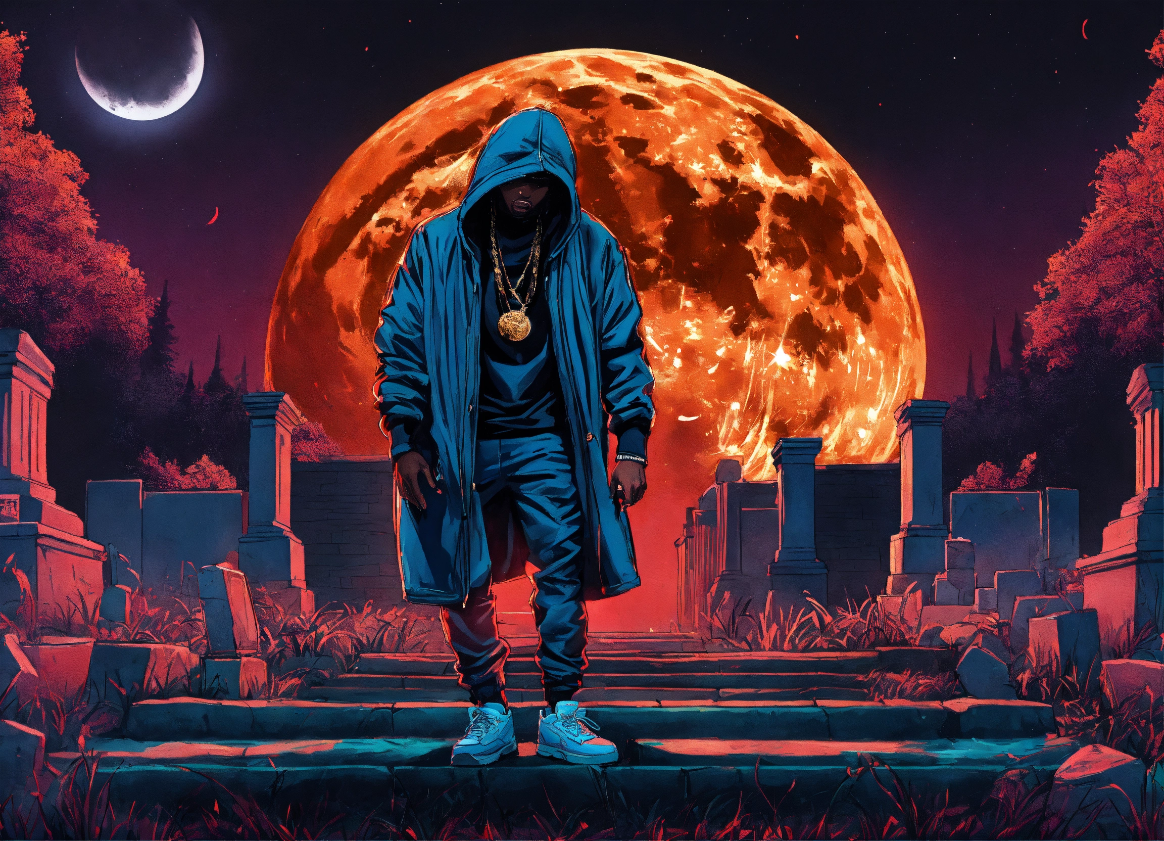 Lexica - A funky rapper is dropping dope rhymes in a haunted graveyard ...