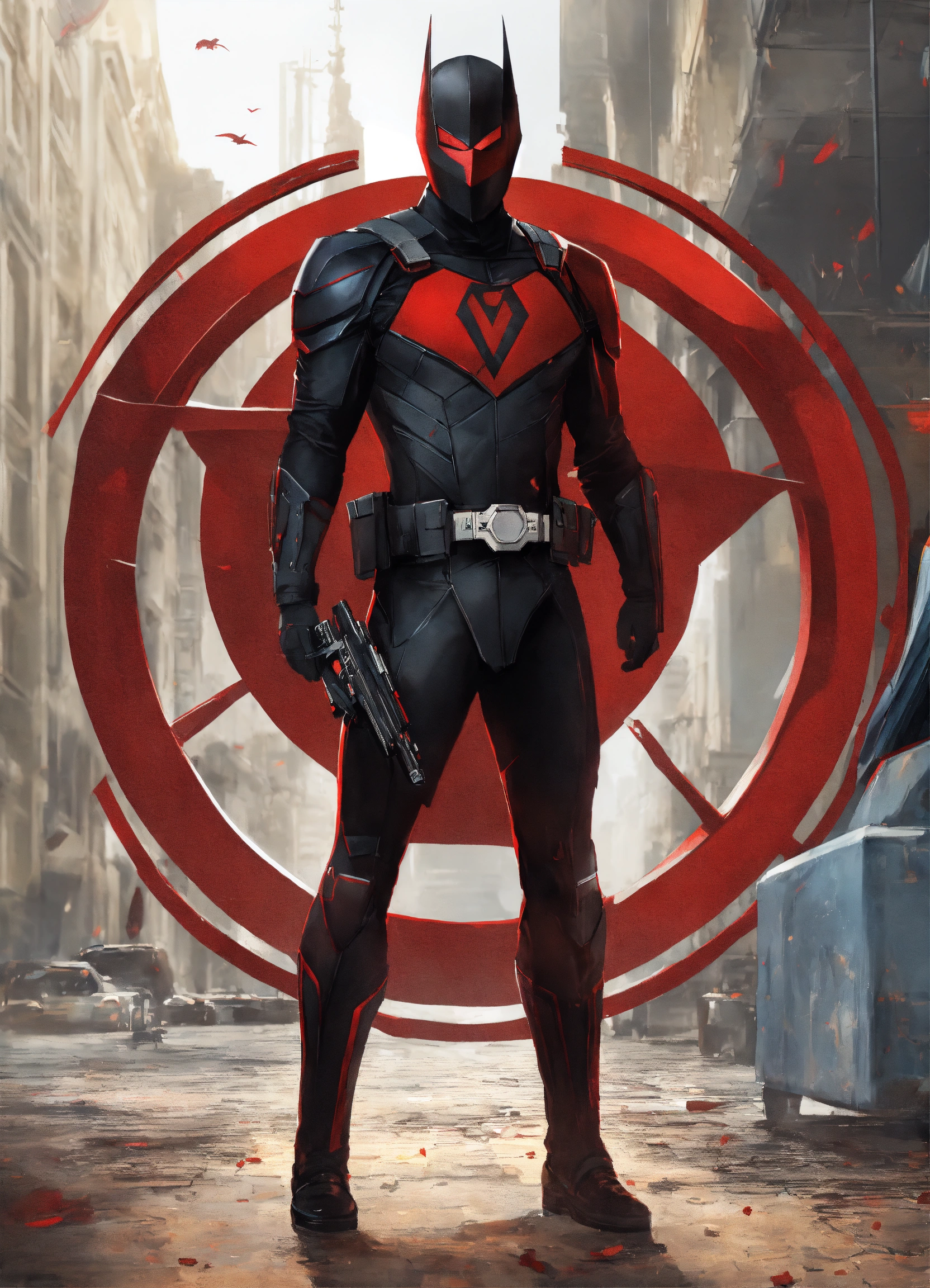 Lexica - Illustration,unrealistic v2,Valiant Vigilante's costume is a ...