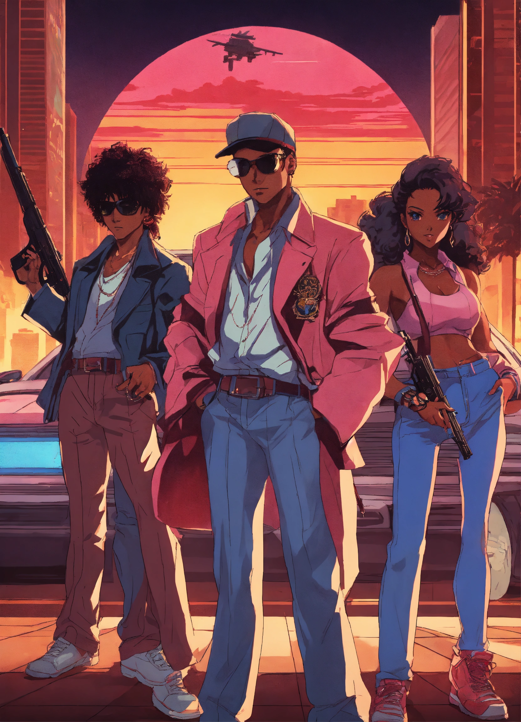 Lexica - 80s Anime Minority Characters Male Female Kid Mafia Gangster 