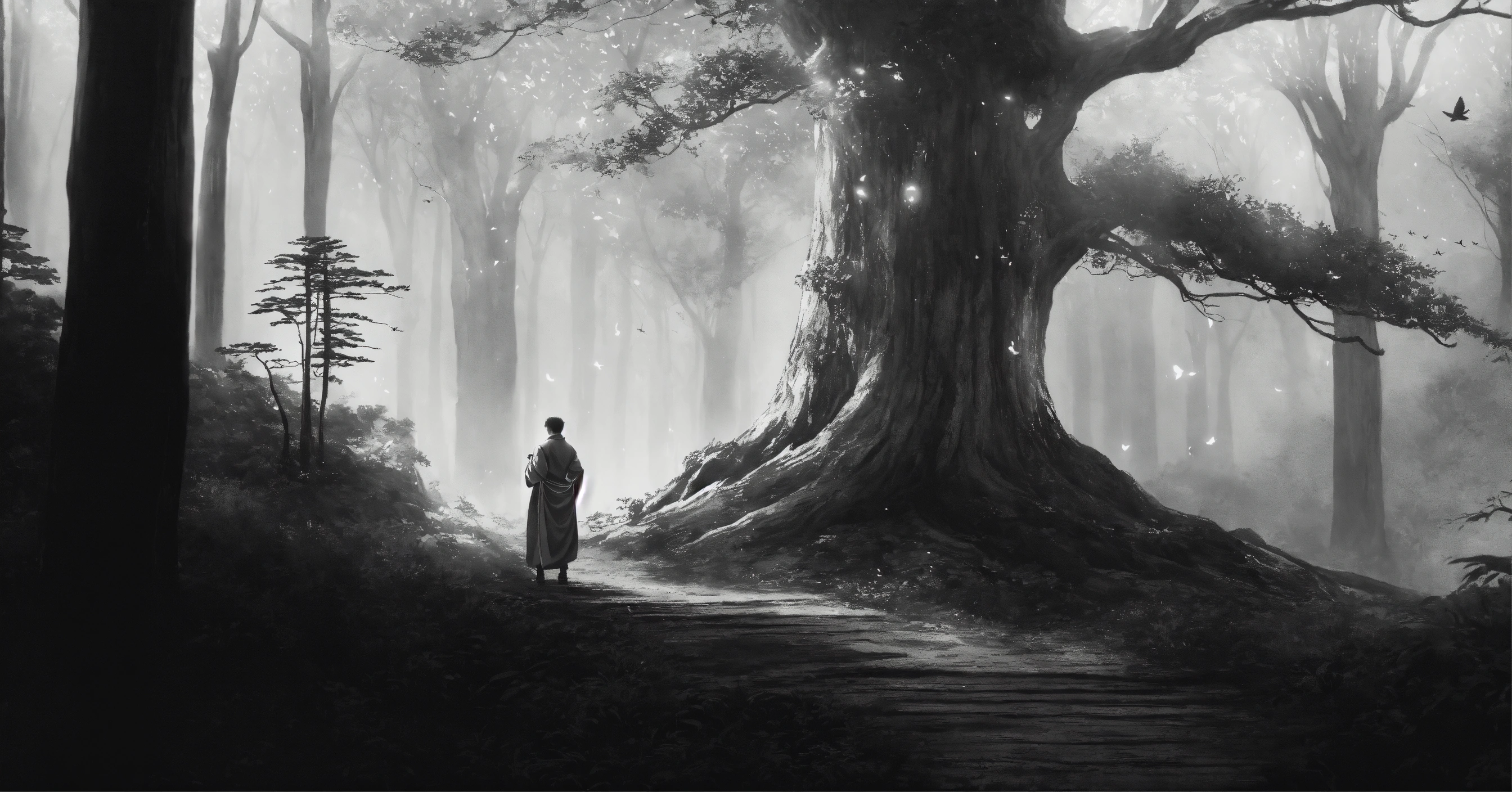 Lexica - Create a black and white watercolor illustration capturing the ...
