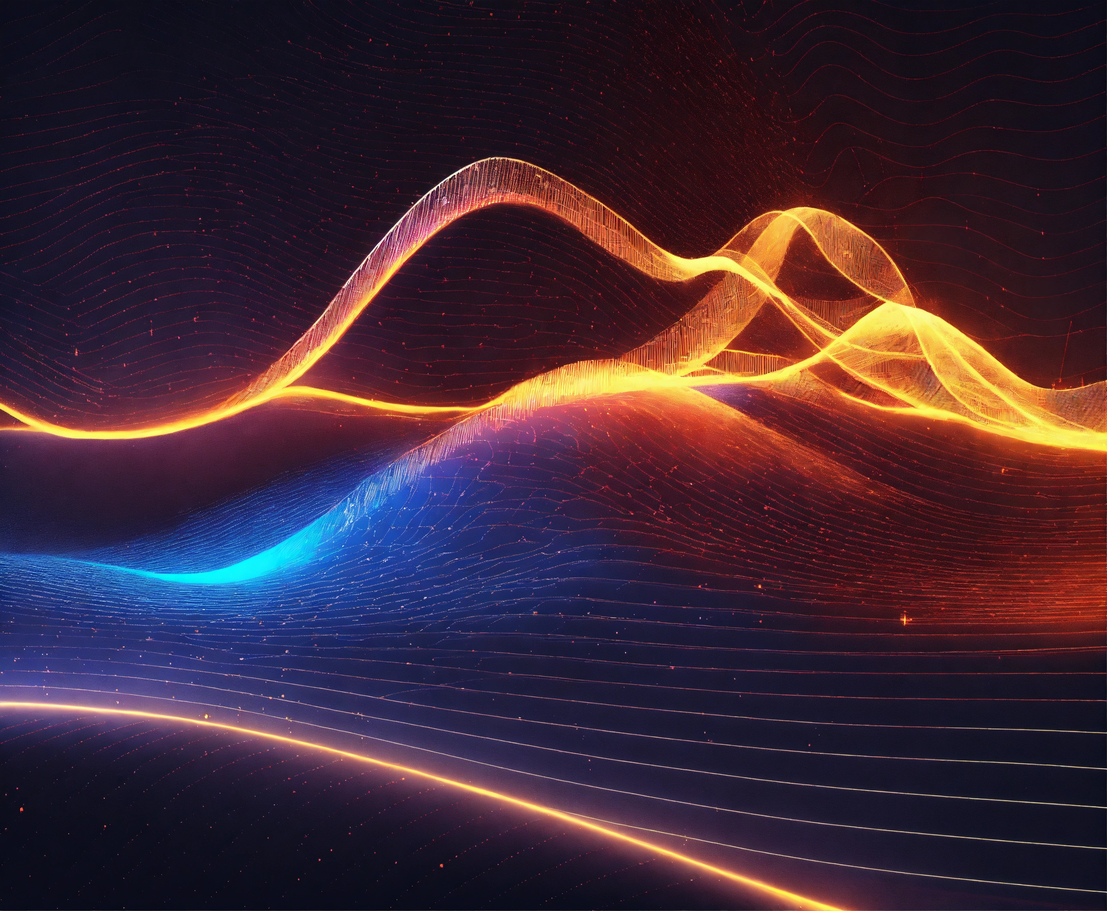 Lexica - Create an illustration of light wave as a particle. a diagram.