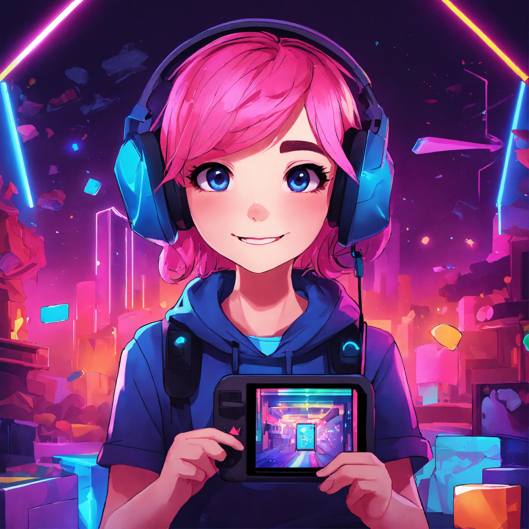 Lexica - Design a 98x98 profile picture for a YouTube gaming/education ...