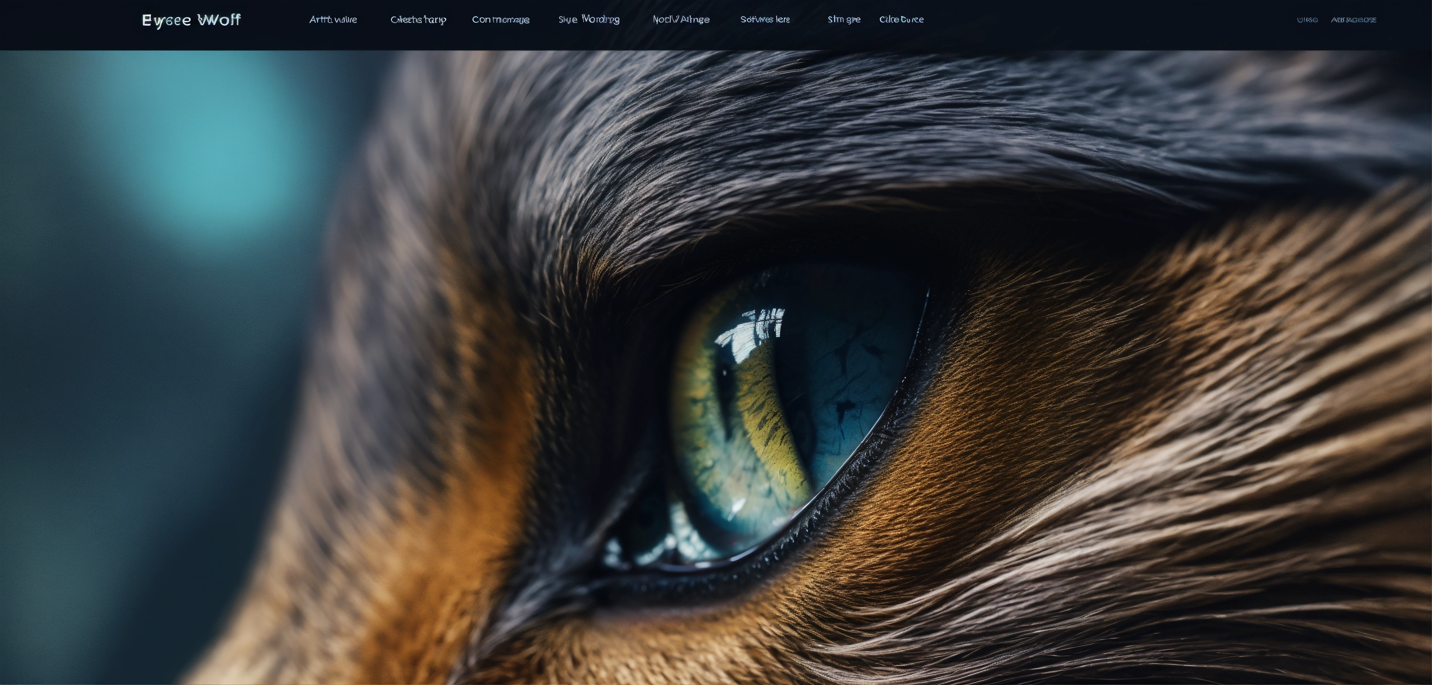 Lexica - Beautiful landing page website design of a close up of an art ...