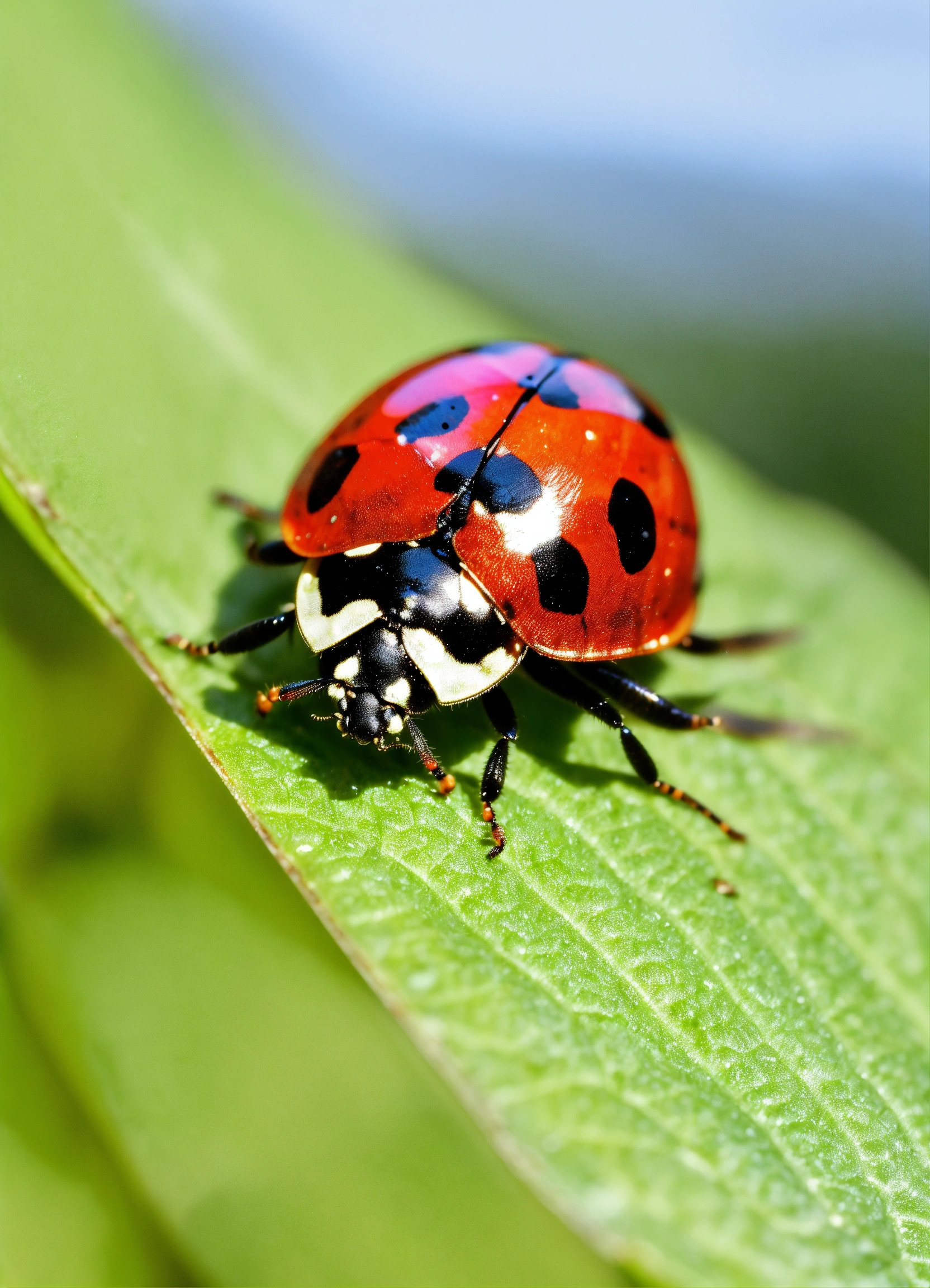 Lexica - A ladybug on a ladybug.