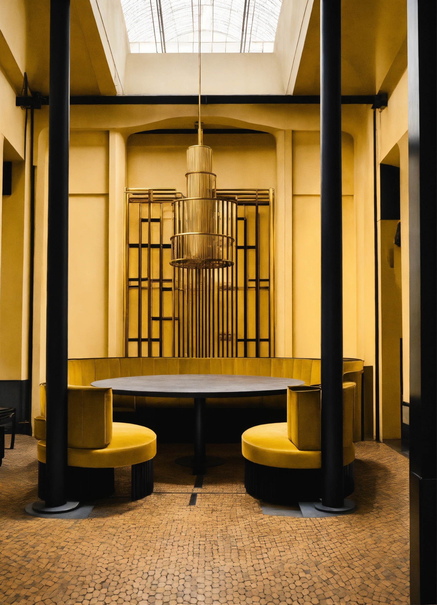 Lexica - Josef hoffmann art deco brutalist minimalist brussels interior ...
