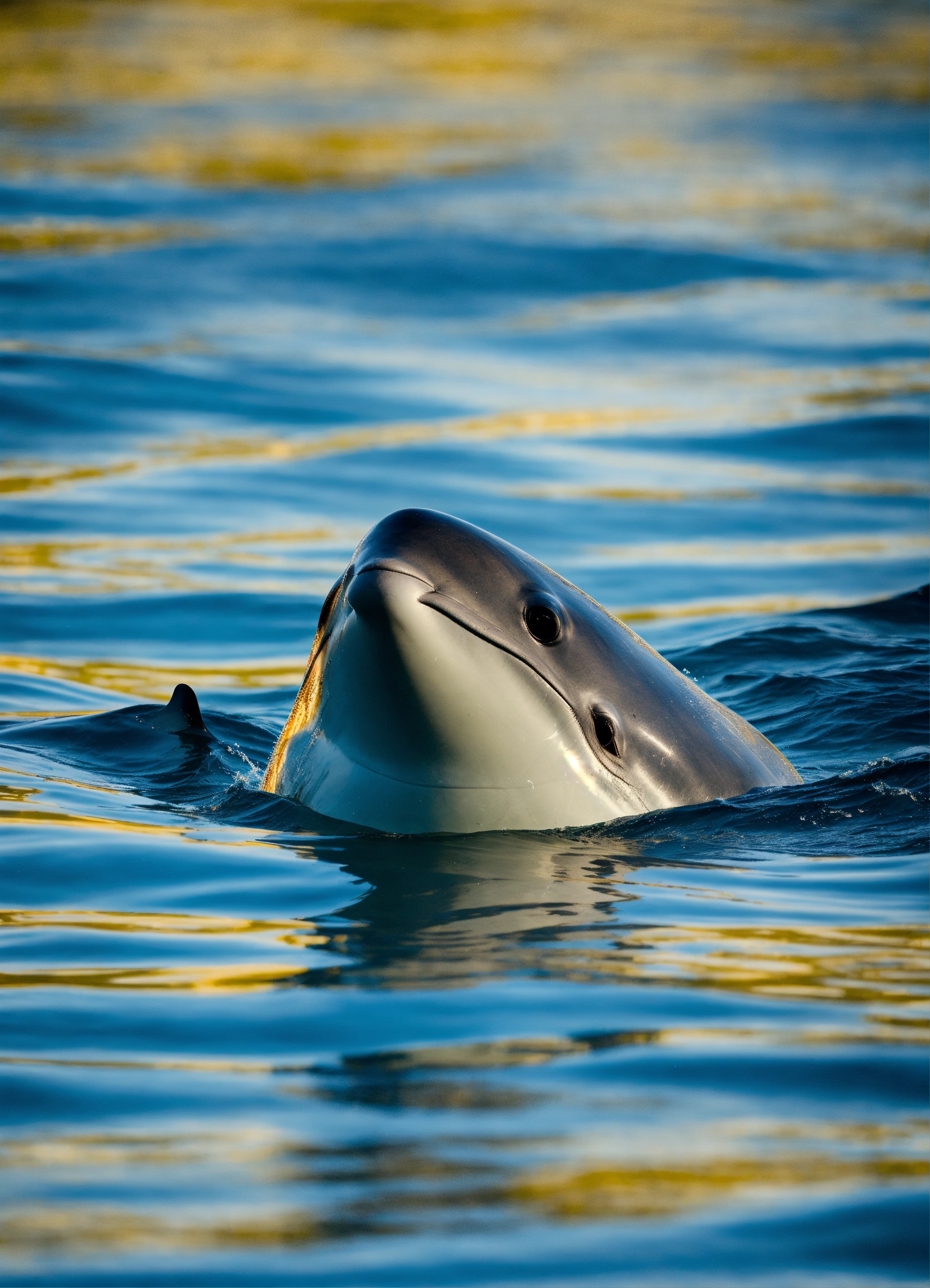 Lexica - A real tiny gray porpoise, endangered species, cetacean or ...
