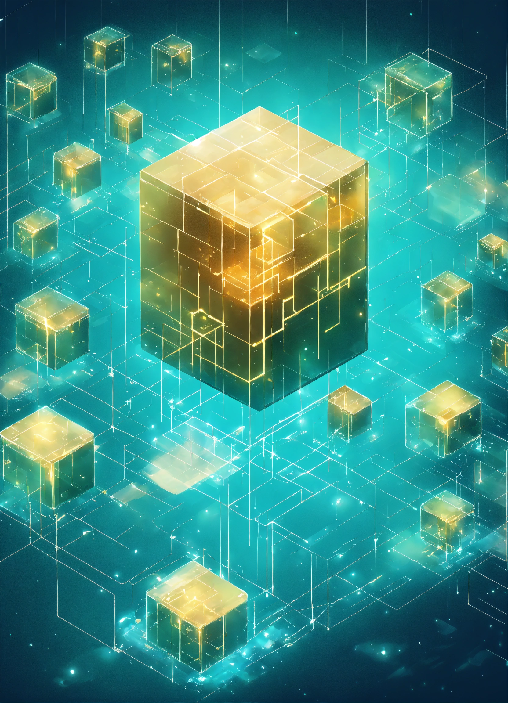 Lexica - Illustration of a many transparent shining information boxes ...