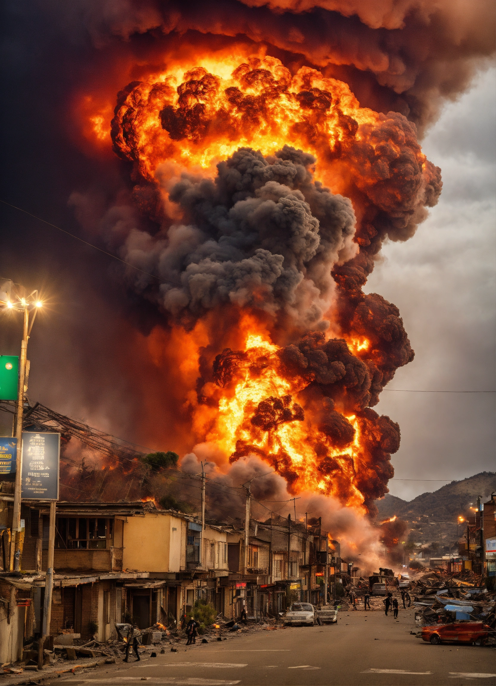 Lexica - A devastating shock earthquake causing panic and chaos.