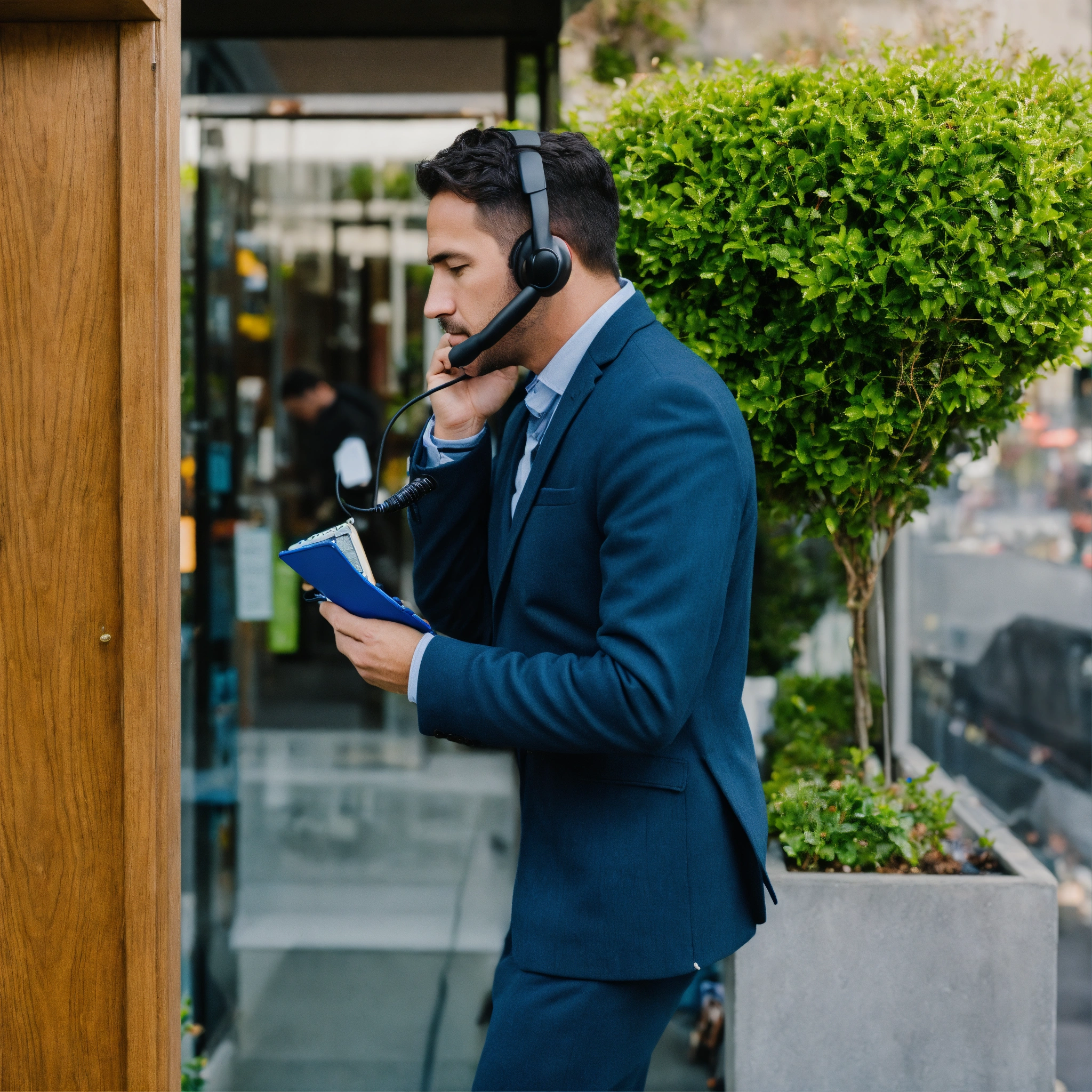 Lexica - A man doing a cold calling