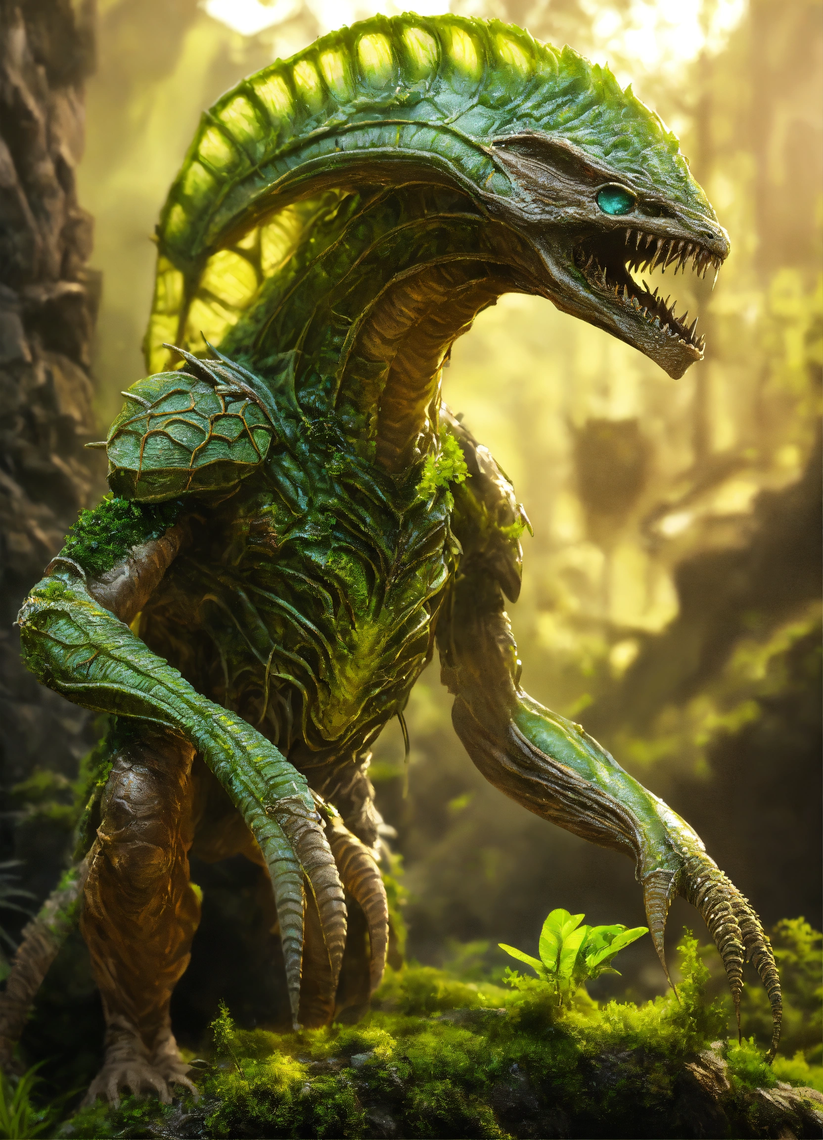 Lexica - Extremely creative Alien Plant species that is a reptillian ...