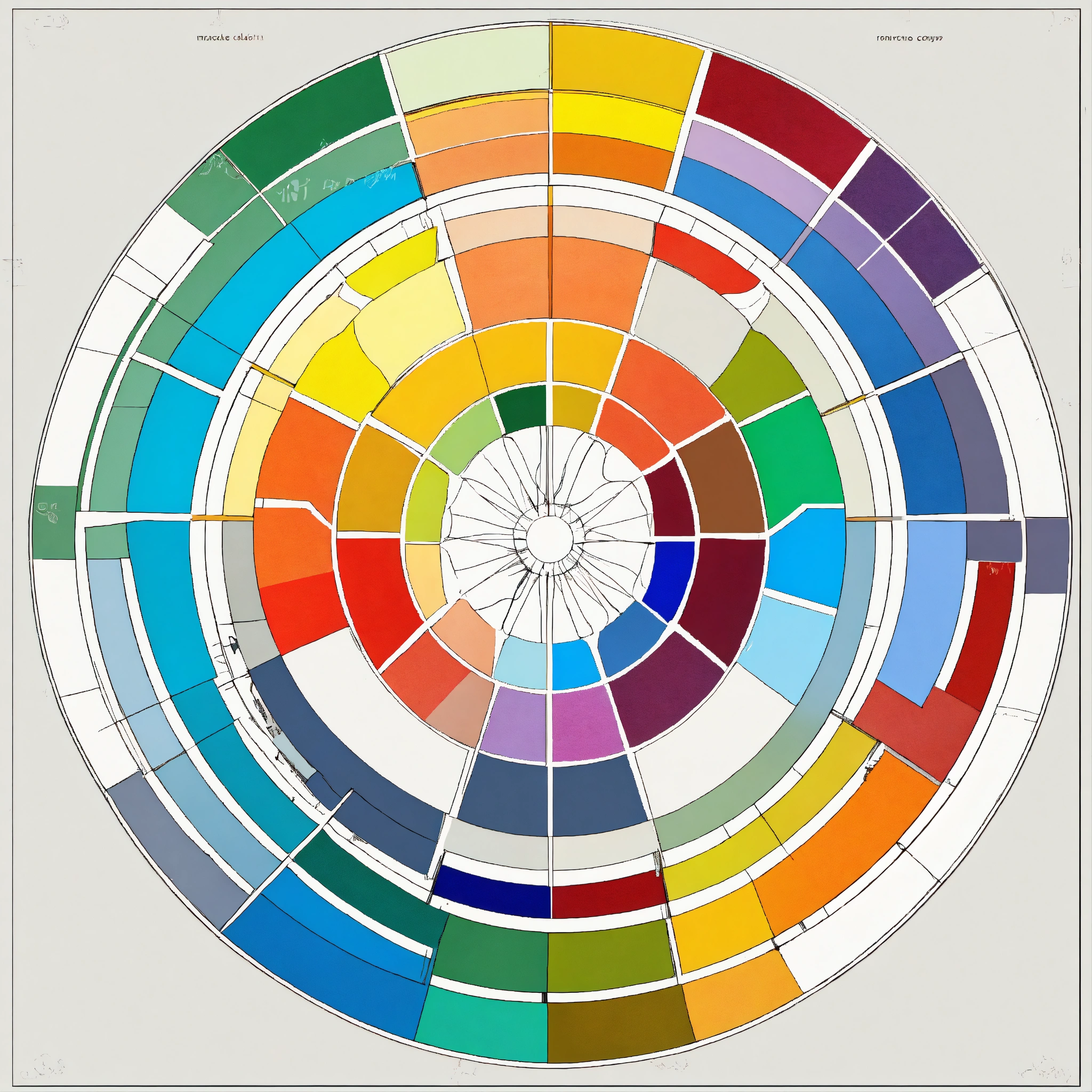 Lexica - A simple color wheel in white background. Now make it simpler ...