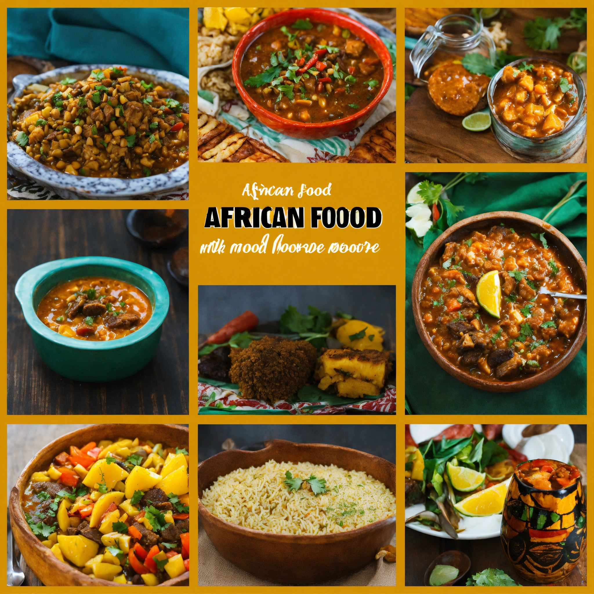 Lexica - African Food mood board