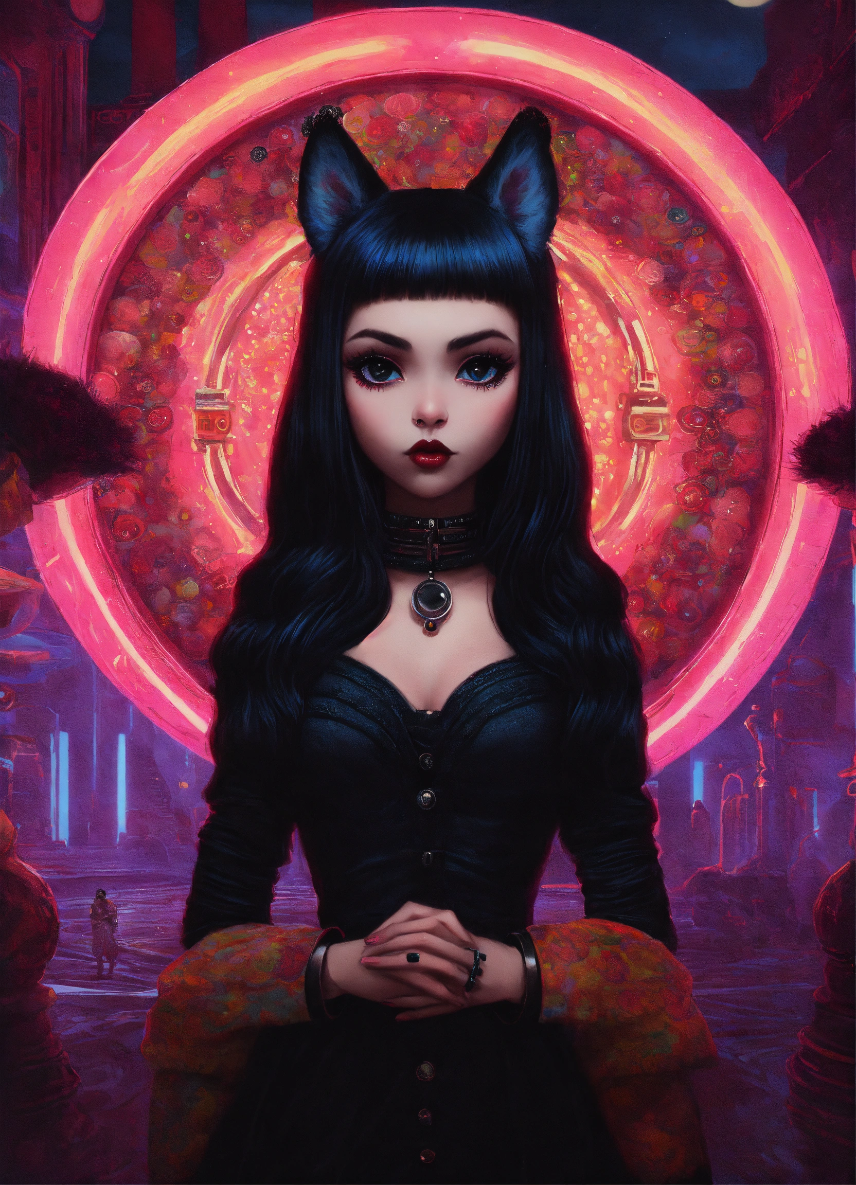 lexica-black-colors-a-racoonwoman-black-hair-big-eyes-cyberpunk