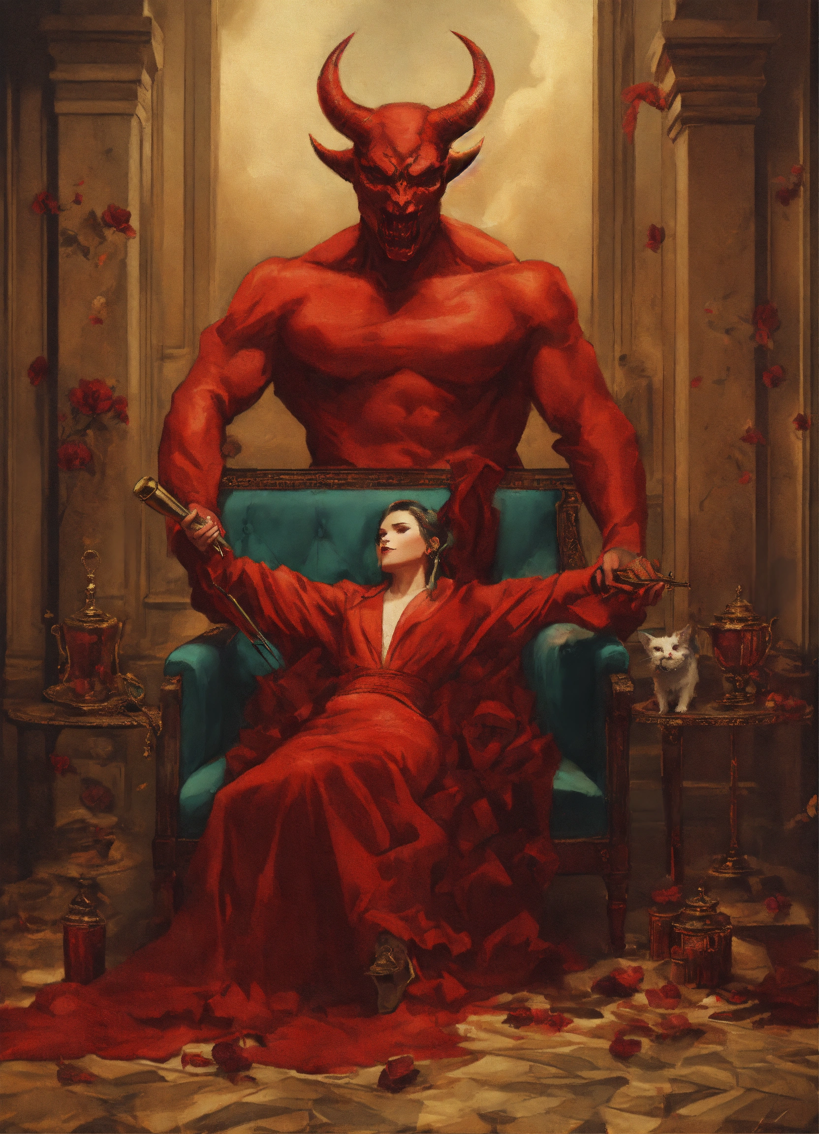 Lexica - The devil manipulating someone